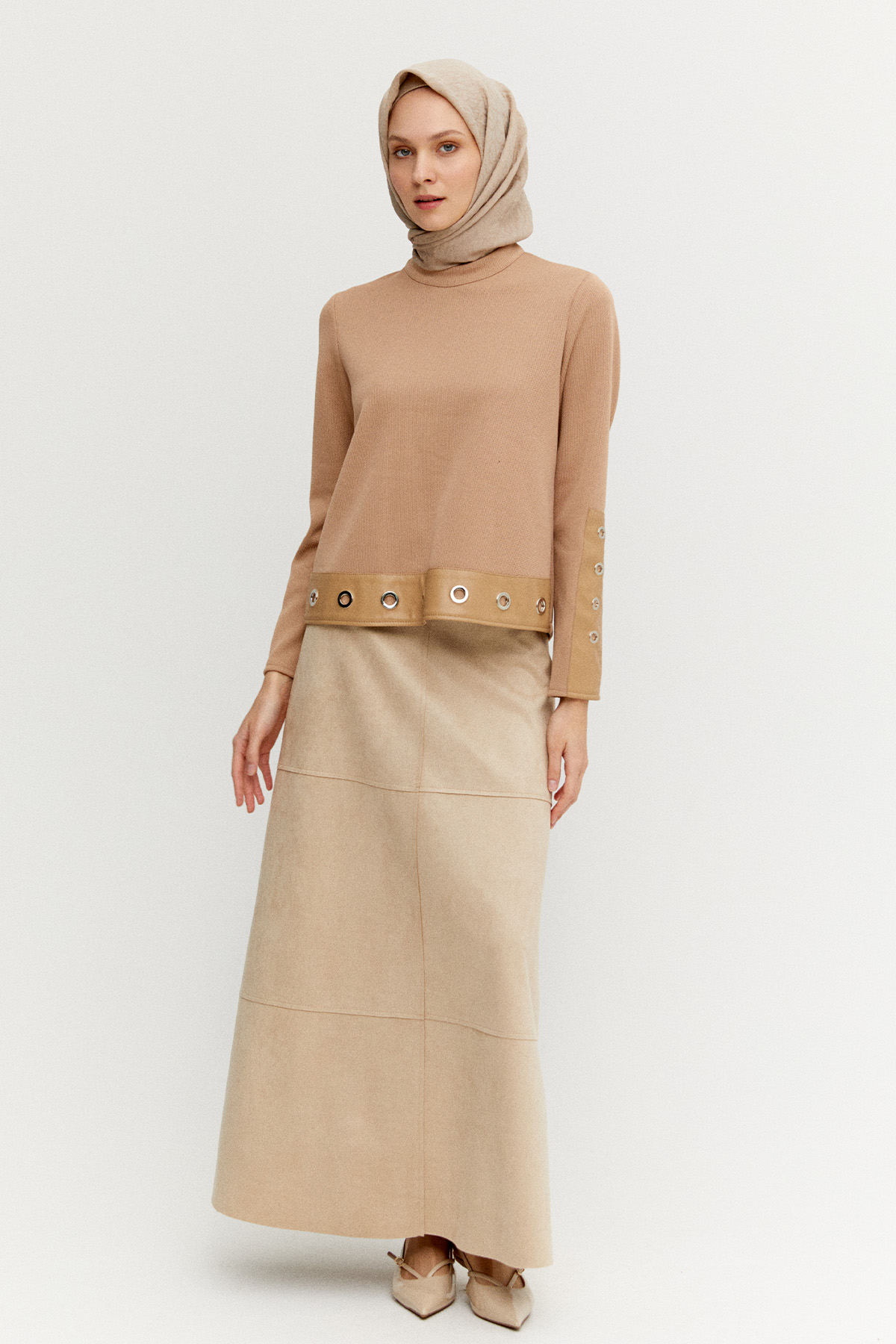 Kuşgözlü Hakim Yakalı Bluz, Tesettür Giyim