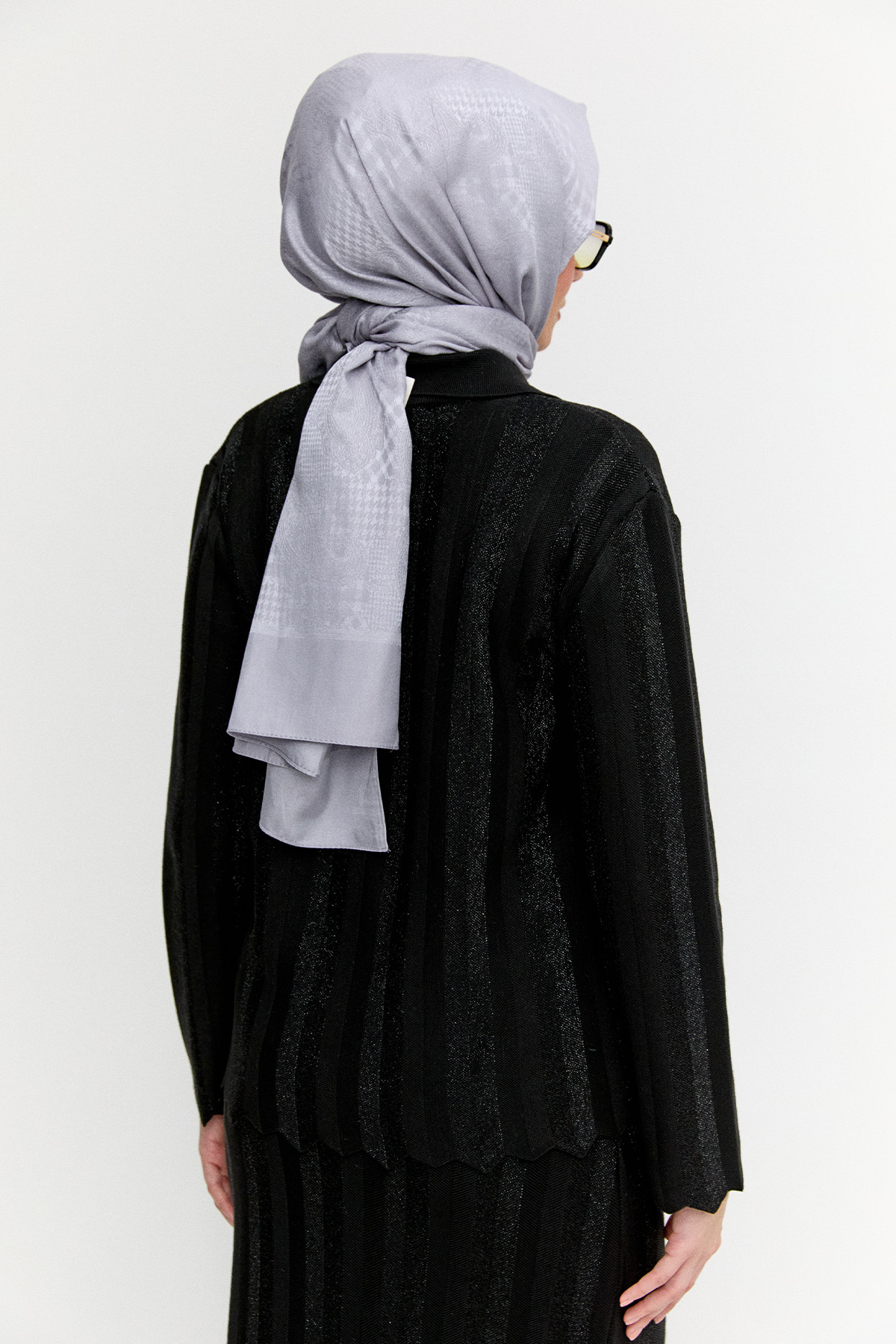 Simli Triko Ceket, Tesettür Giyim