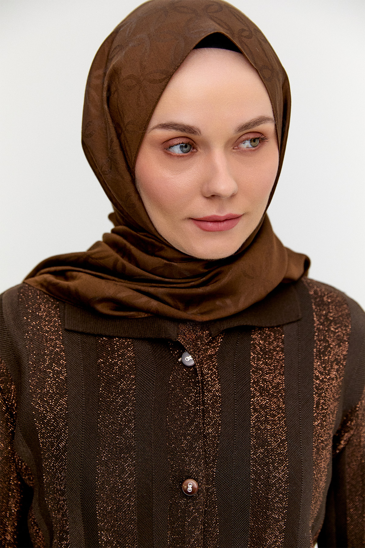 Simli Triko Ceket, Tesettür Giyim