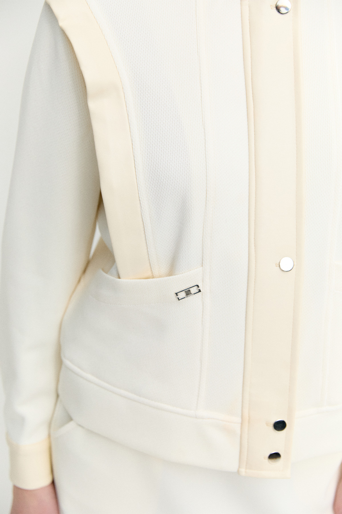 Yüksek Yakalı Örme Ceket, Tesettür Giyim