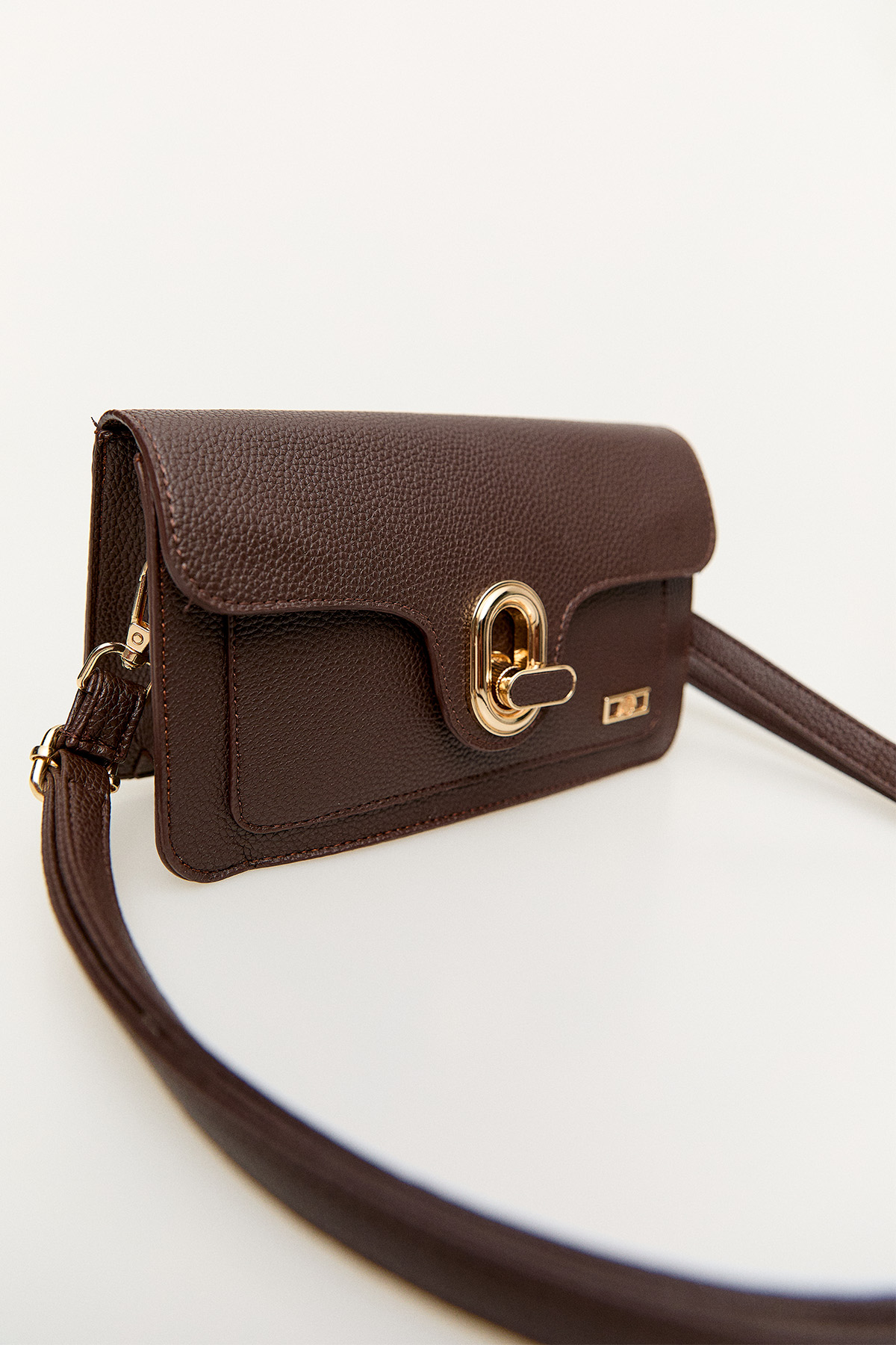 Çok Bölmeli Suni Deri Omuz Çantası