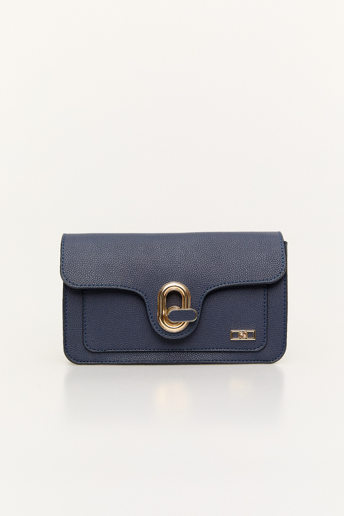 Kartlık Detaylı Mini Omuz Çantası