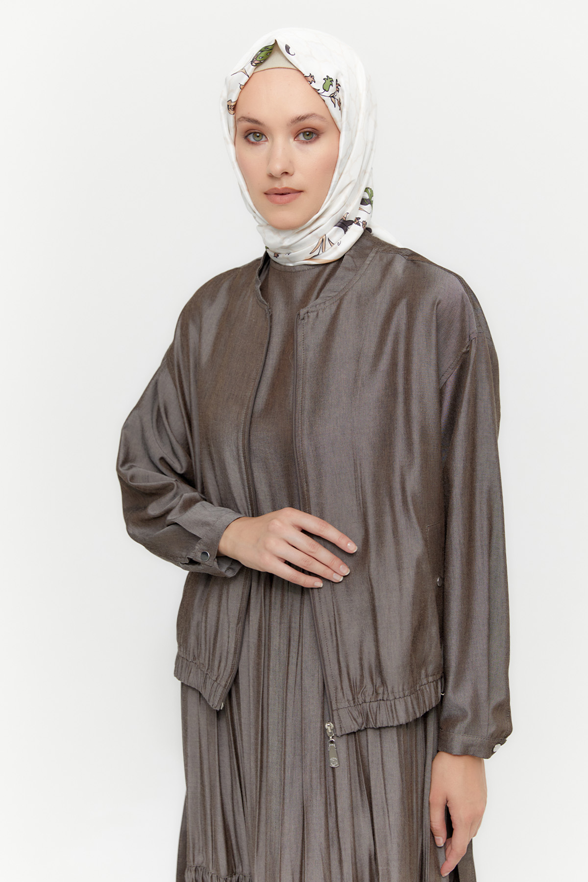 Bomber Ceketli Elbise