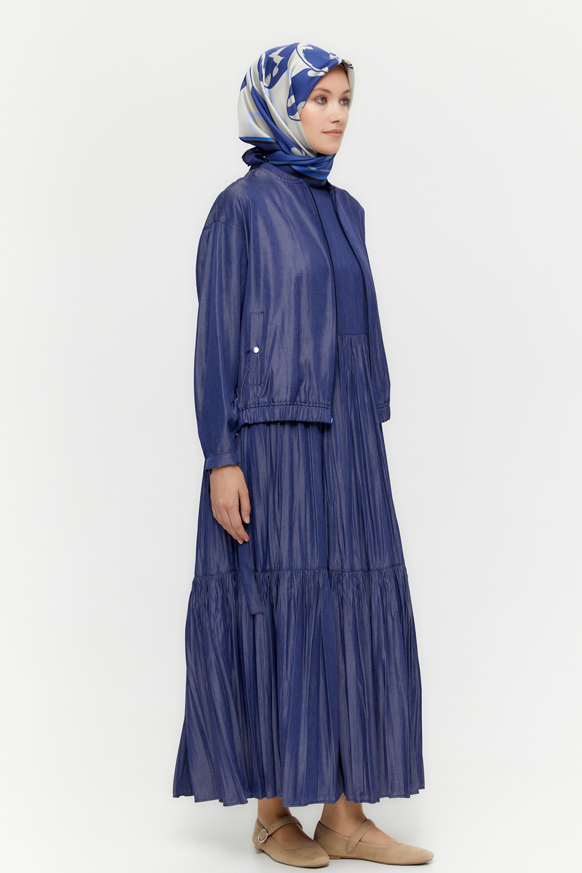 Bomber Ceketli Elbise