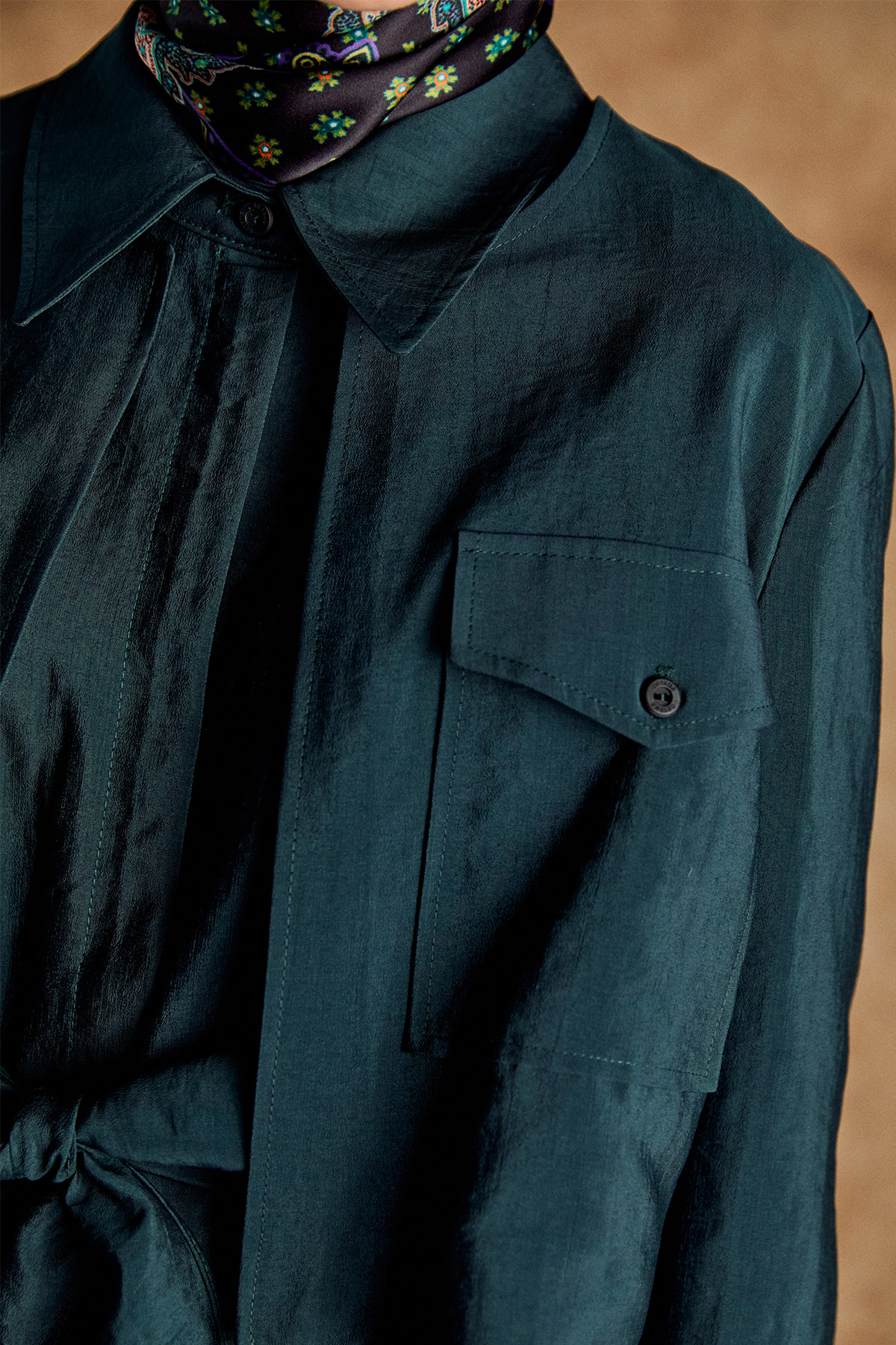 Ceketli Pilikaşe Detaylı Kuşaklı Elbise