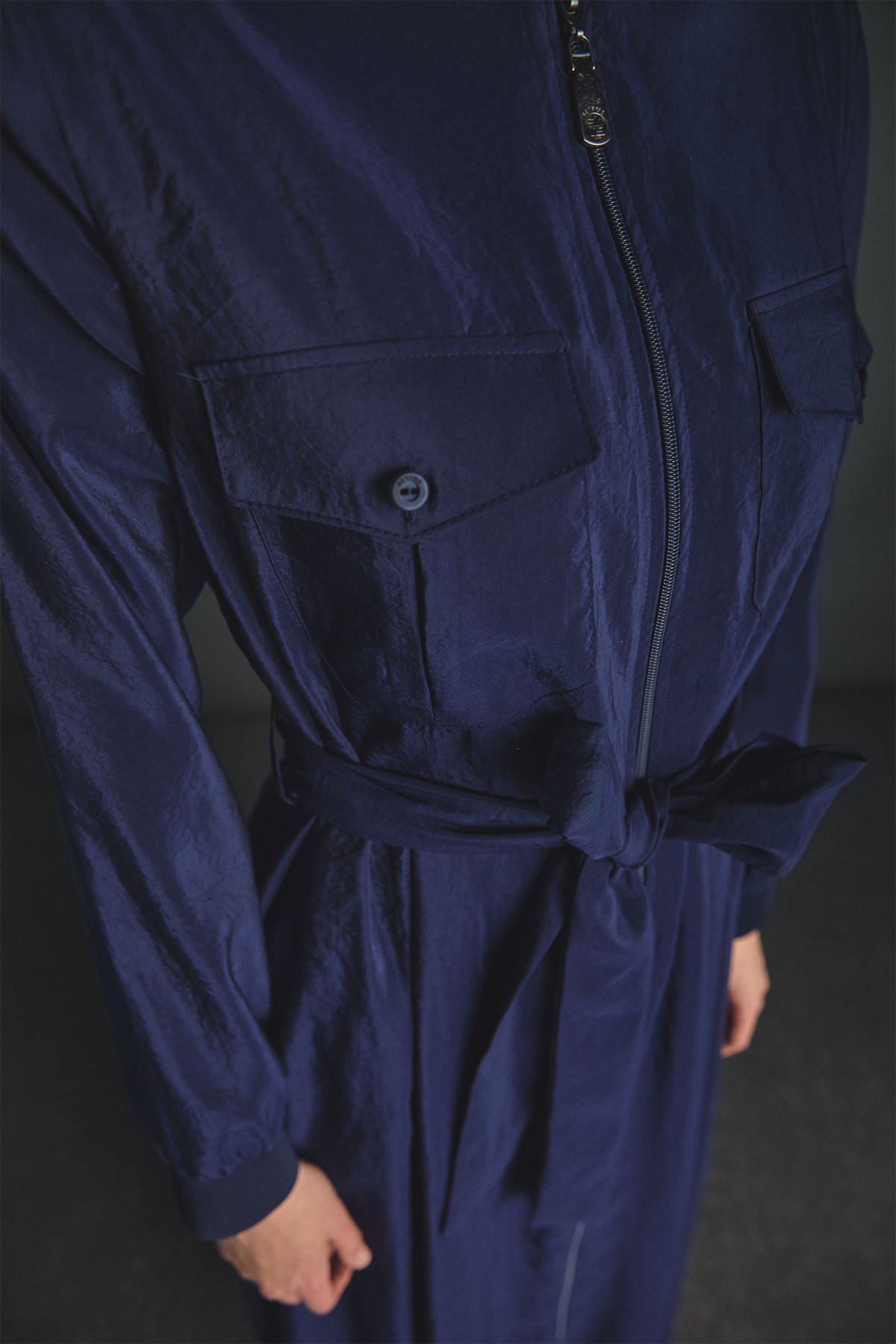 Kuşaklı Bomber Elbise