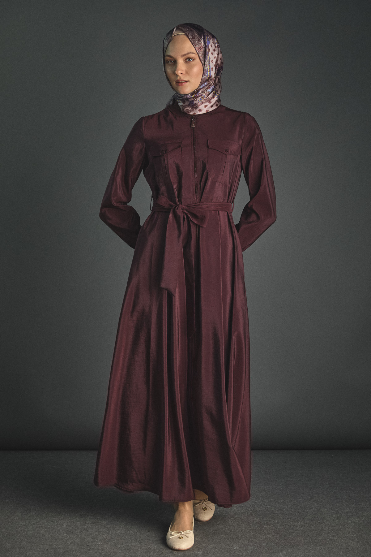 Kuşaklı Bomber Elbise