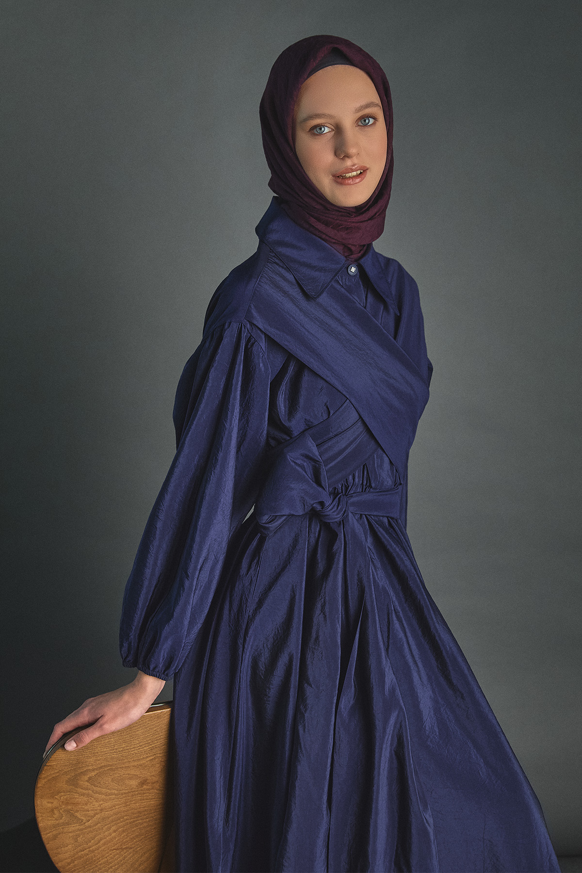 Uzun Kuşaklı Paraşüt Elbise