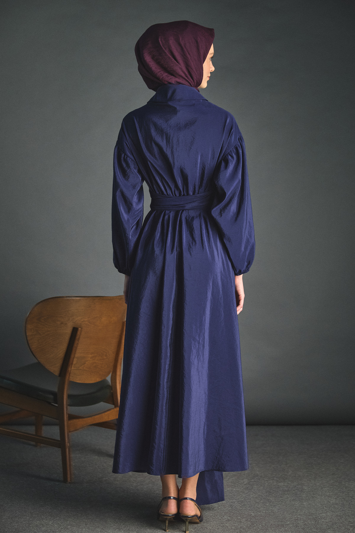 Uzun Kuşaklı Paraşüt Elbise