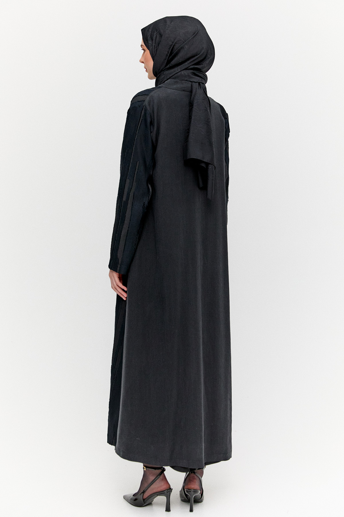 Şal Yaka Kap İç Elbiseli Tunik, Tesettür Giyim