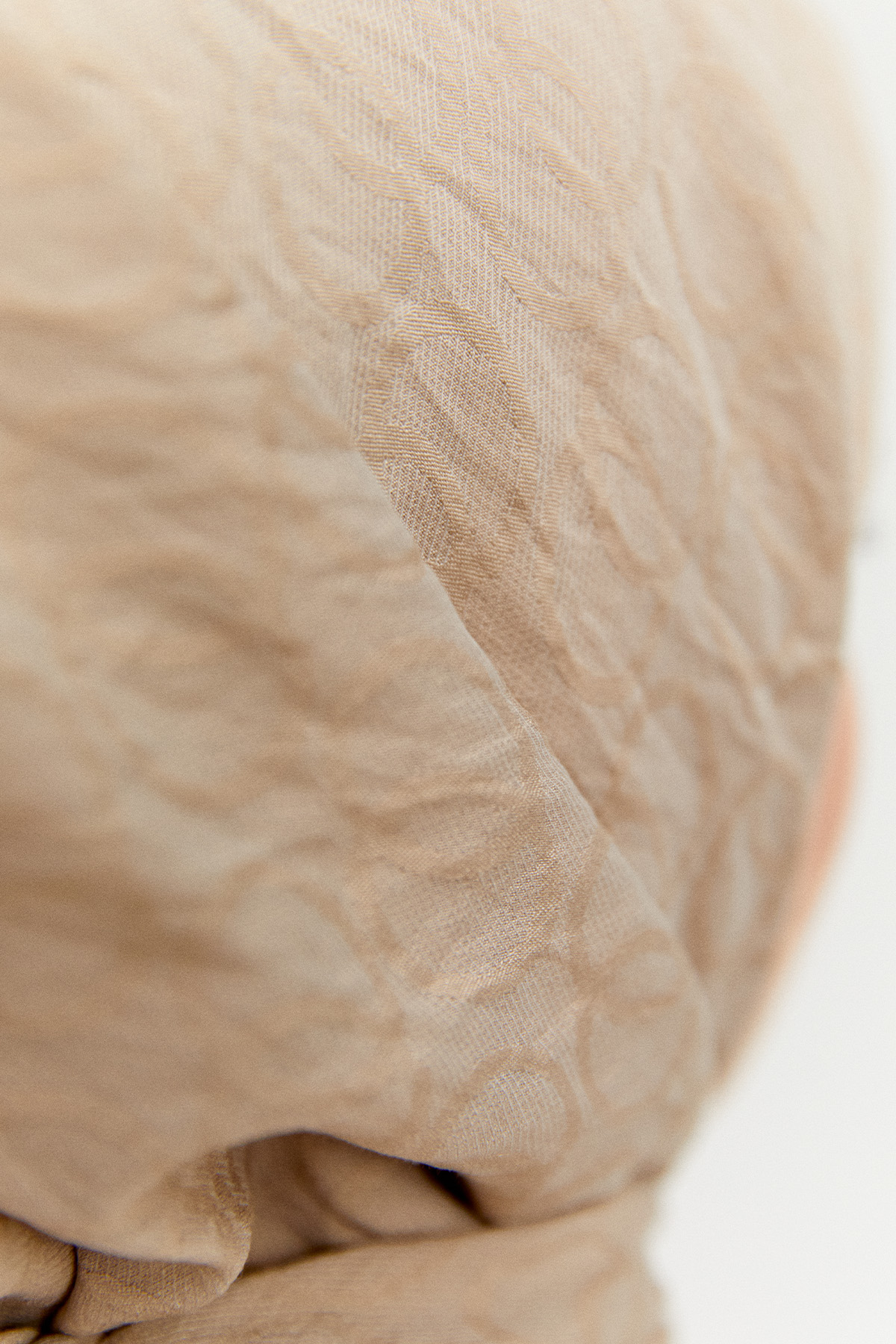 Yuvarlak Desenli Viskon Eşarp