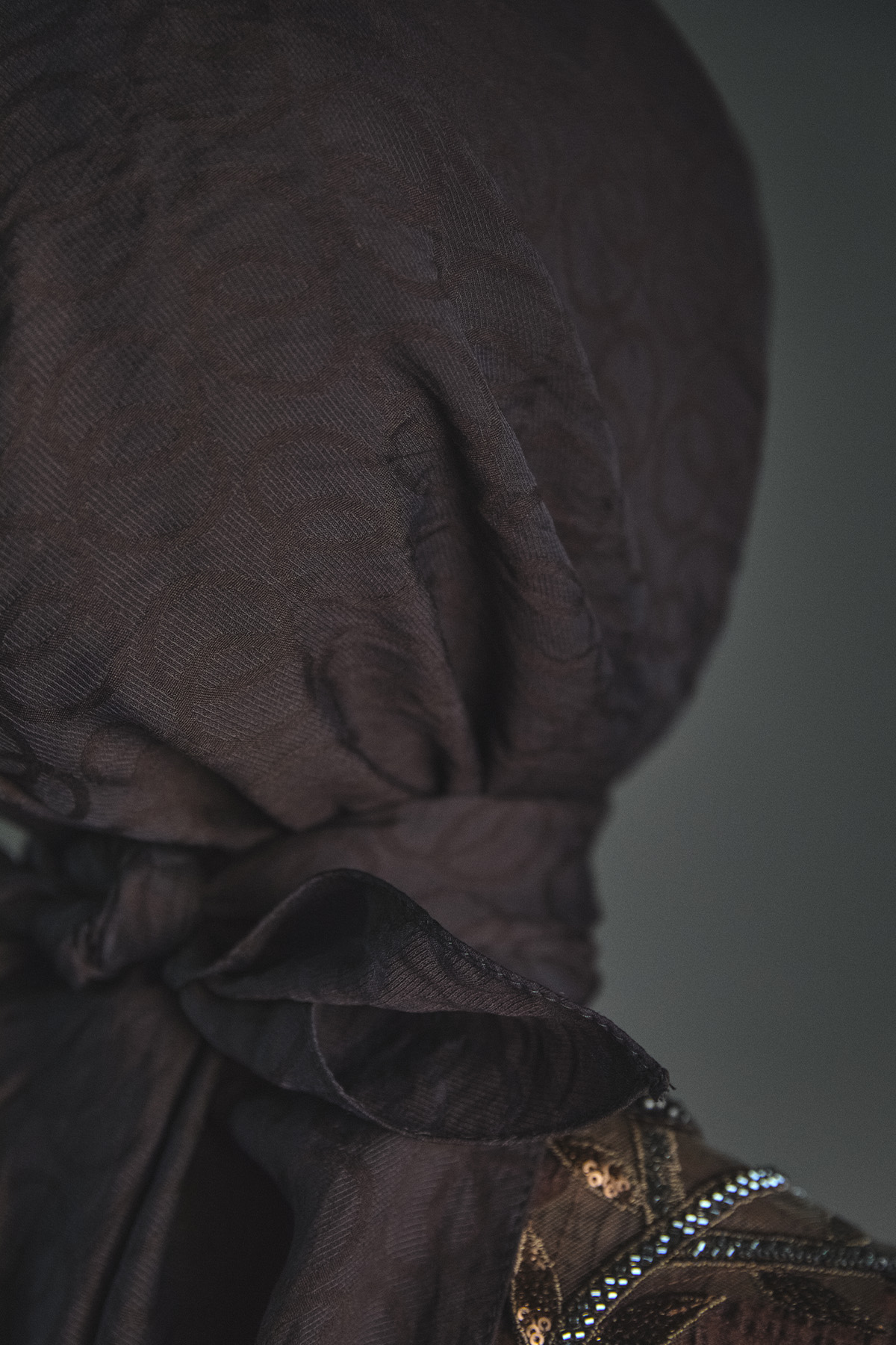 Yuvarlak Desenli Viskon Eşarp