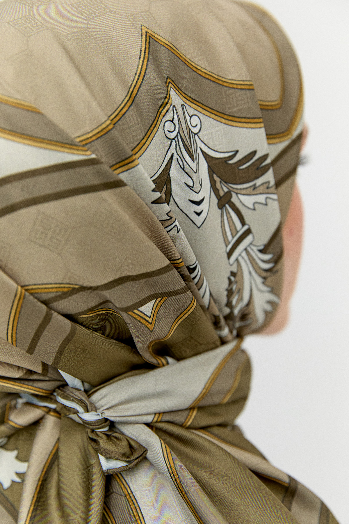 Geometrik Motifli Eşarp, Tesettür Giyim