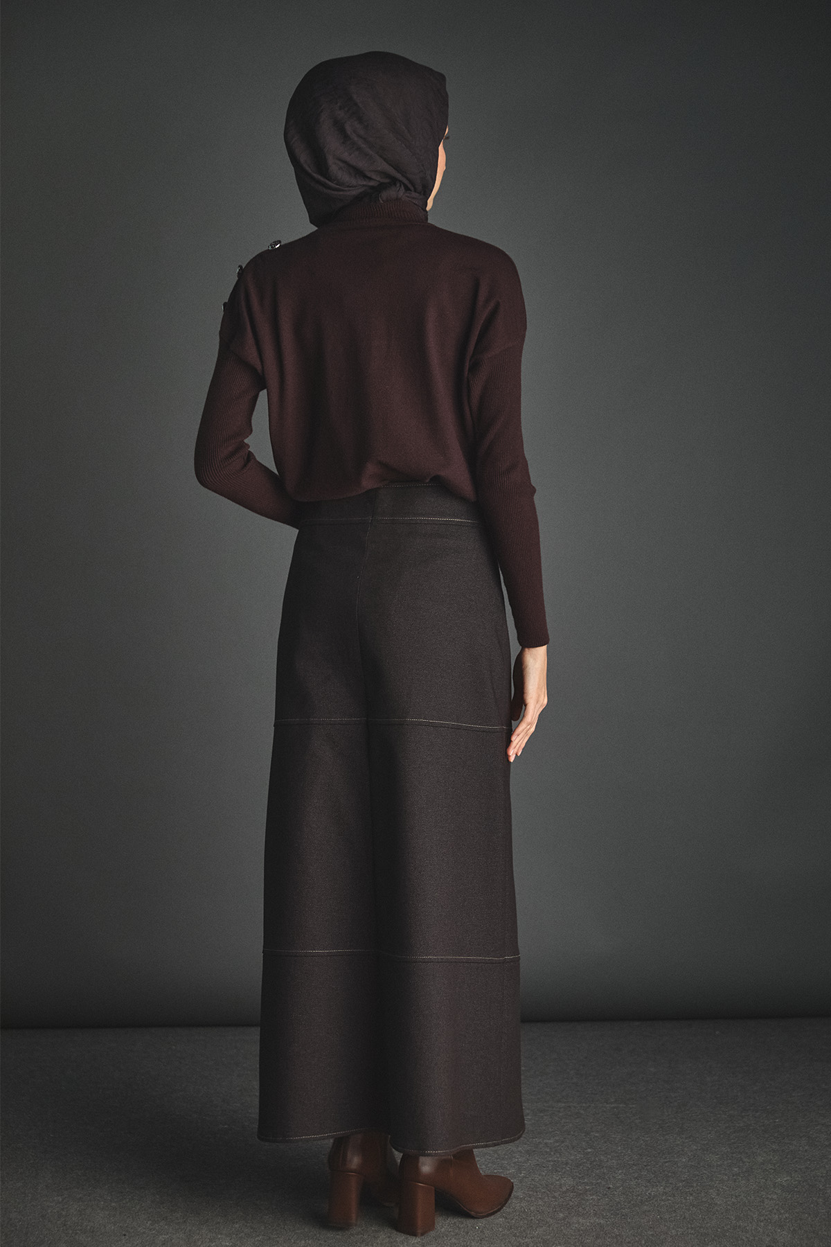 Süs Fermuarlı Etek