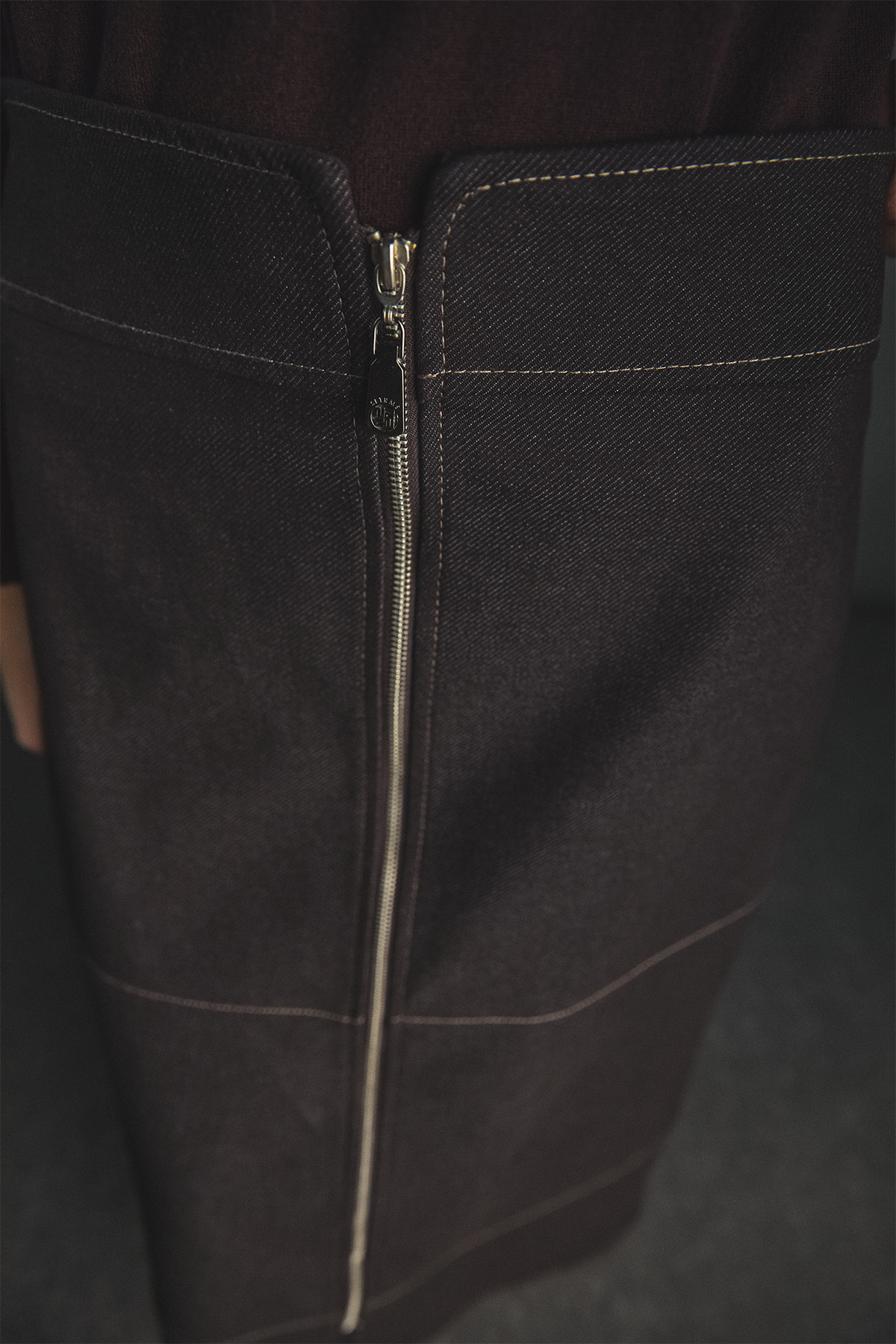 Süs Fermuarlı Etek