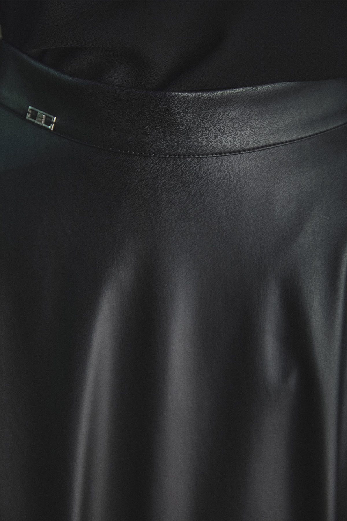 Suni Deri Kloş Etek