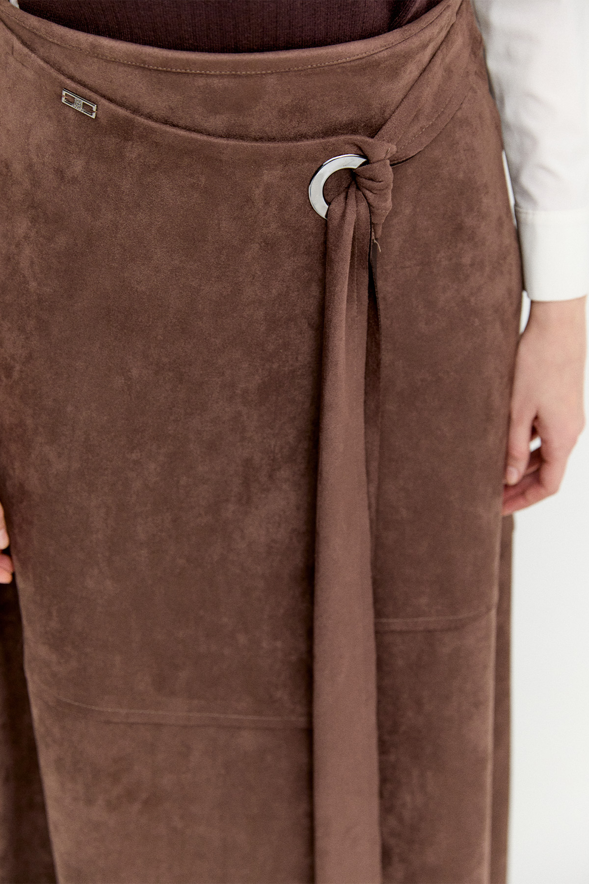 Süet Görünümlü Anvelop Etek, Tesettür Giyim