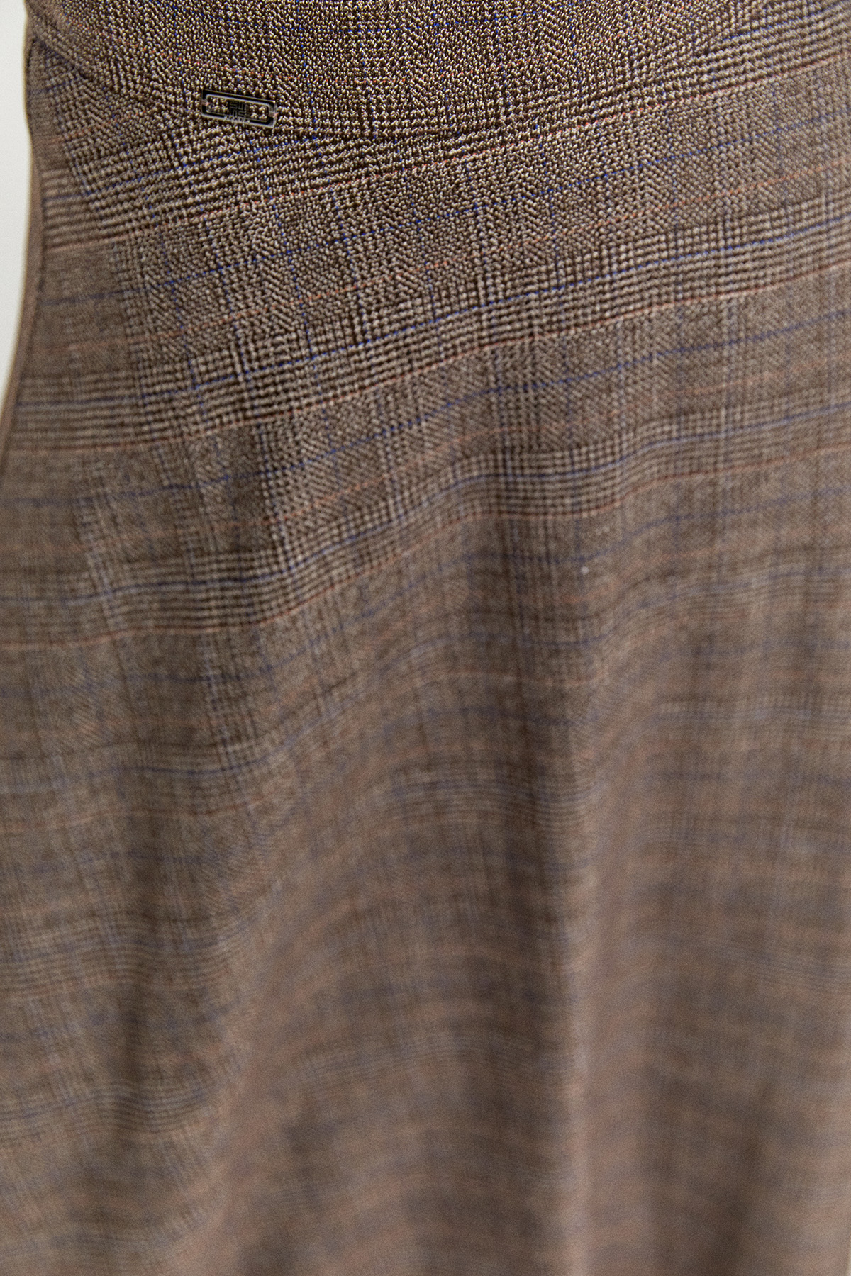 Ekose Evaze Midi Etek, Tesettür Giyim