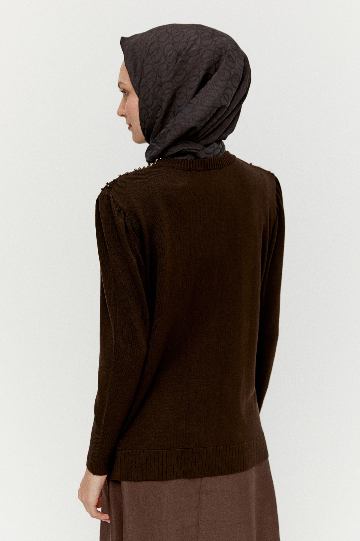 İncili Triko Hırka