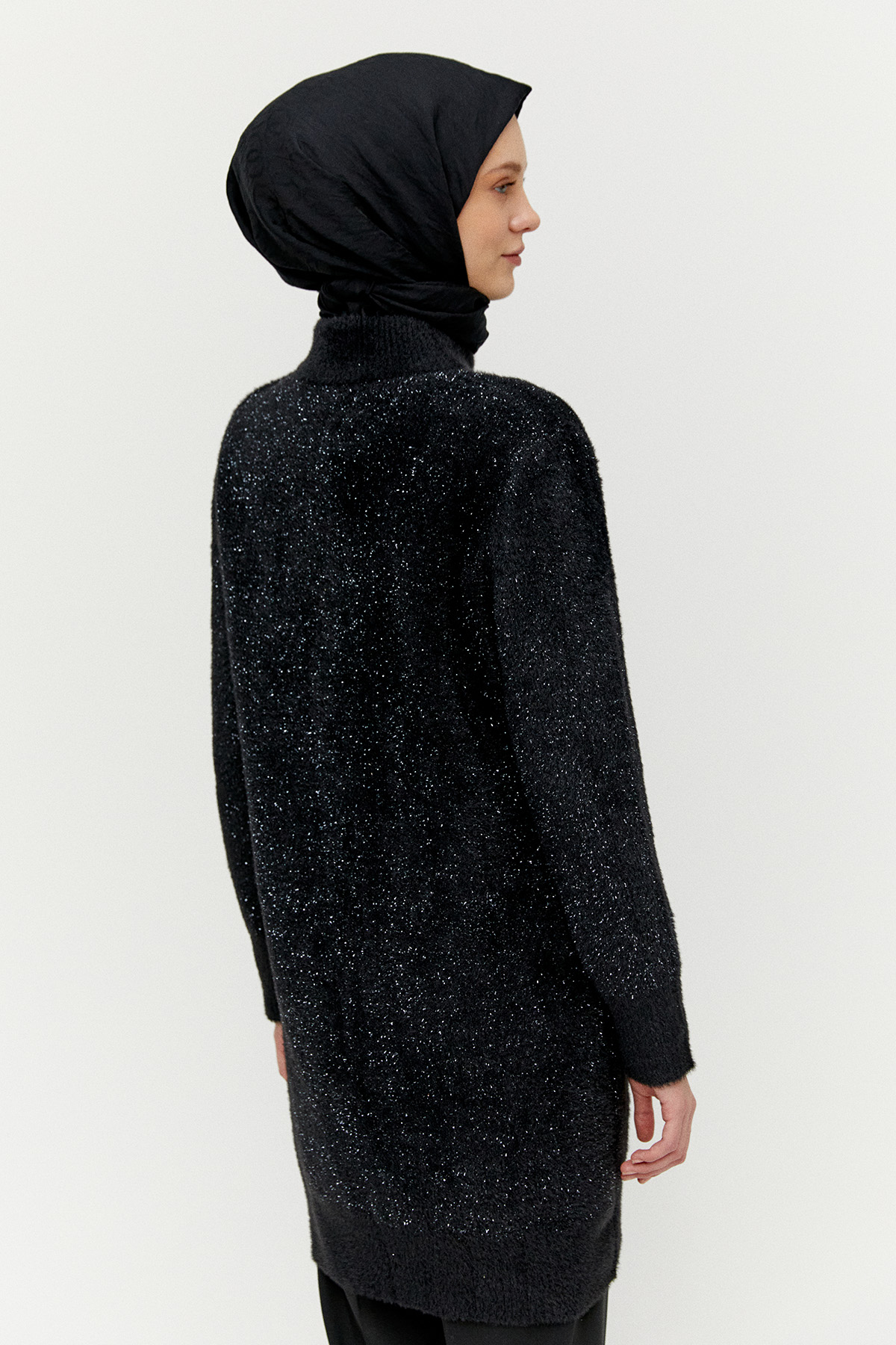 Sim Detaylı Ribanalı Triko Hırka