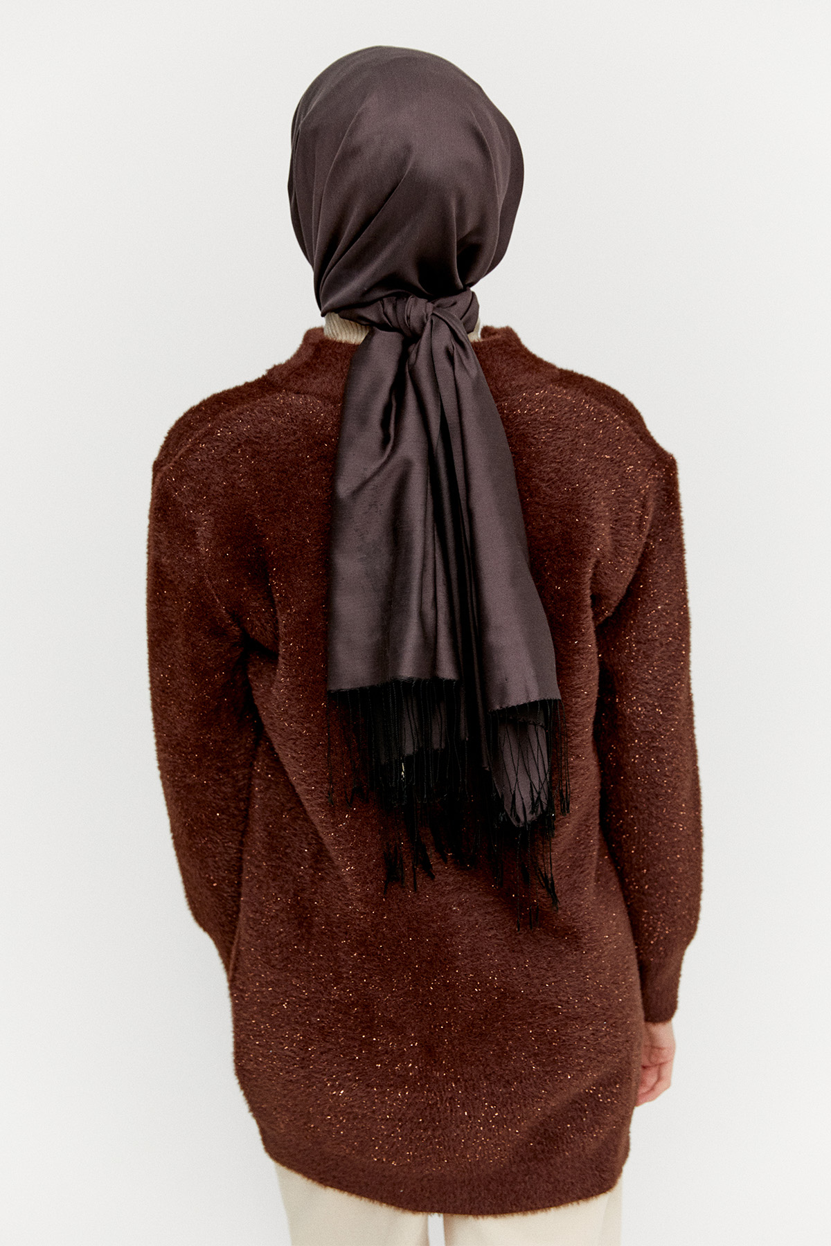 Sim Detaylı Ribanalı Triko Hırka