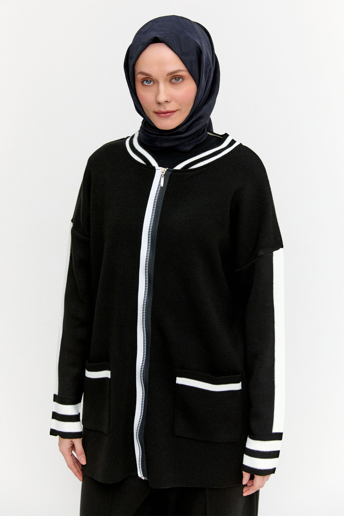 Çift Renkli Bomber Takım, Tesettür Giyim