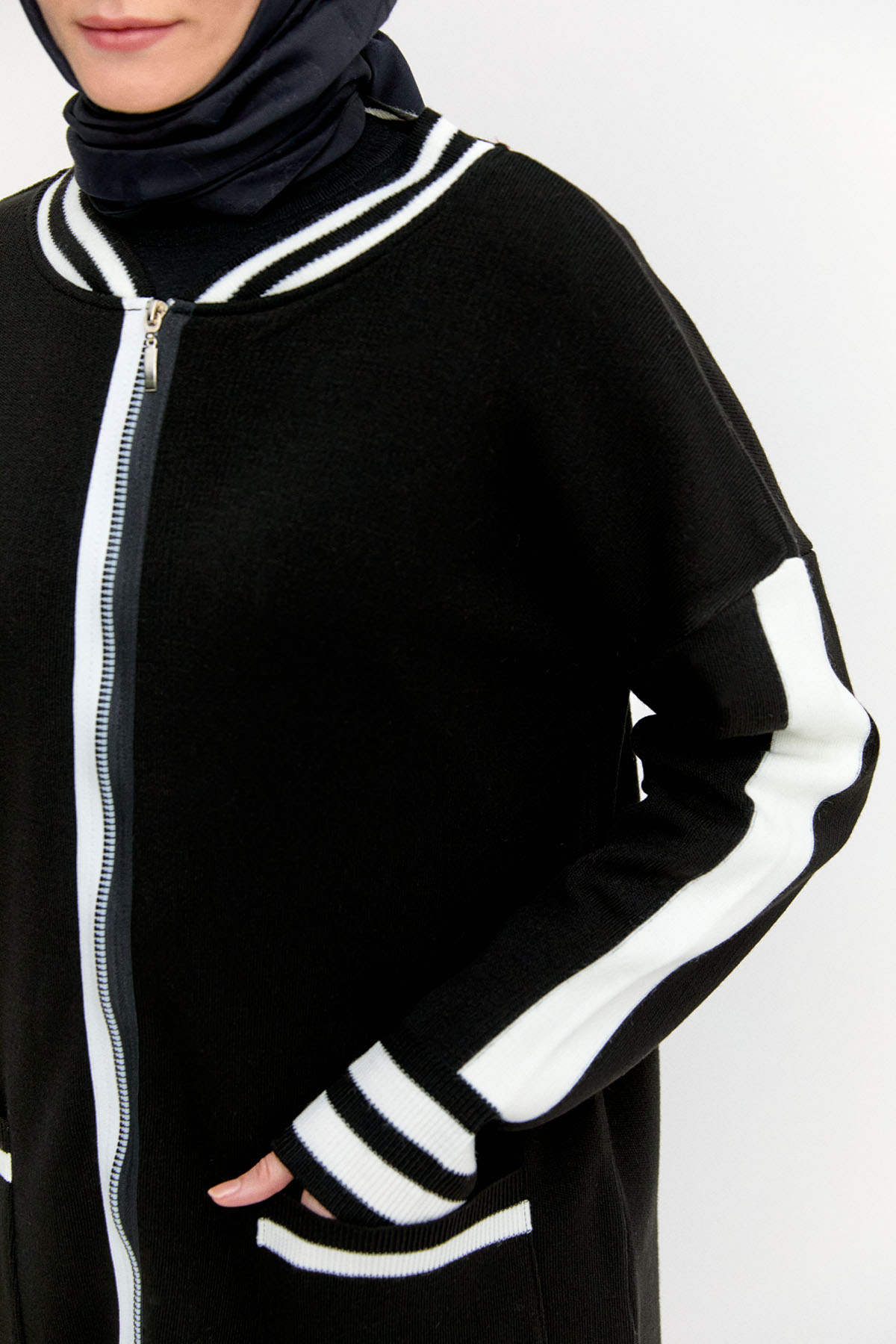 Çift Renkli Bomber Takım, Tesettür Giyim