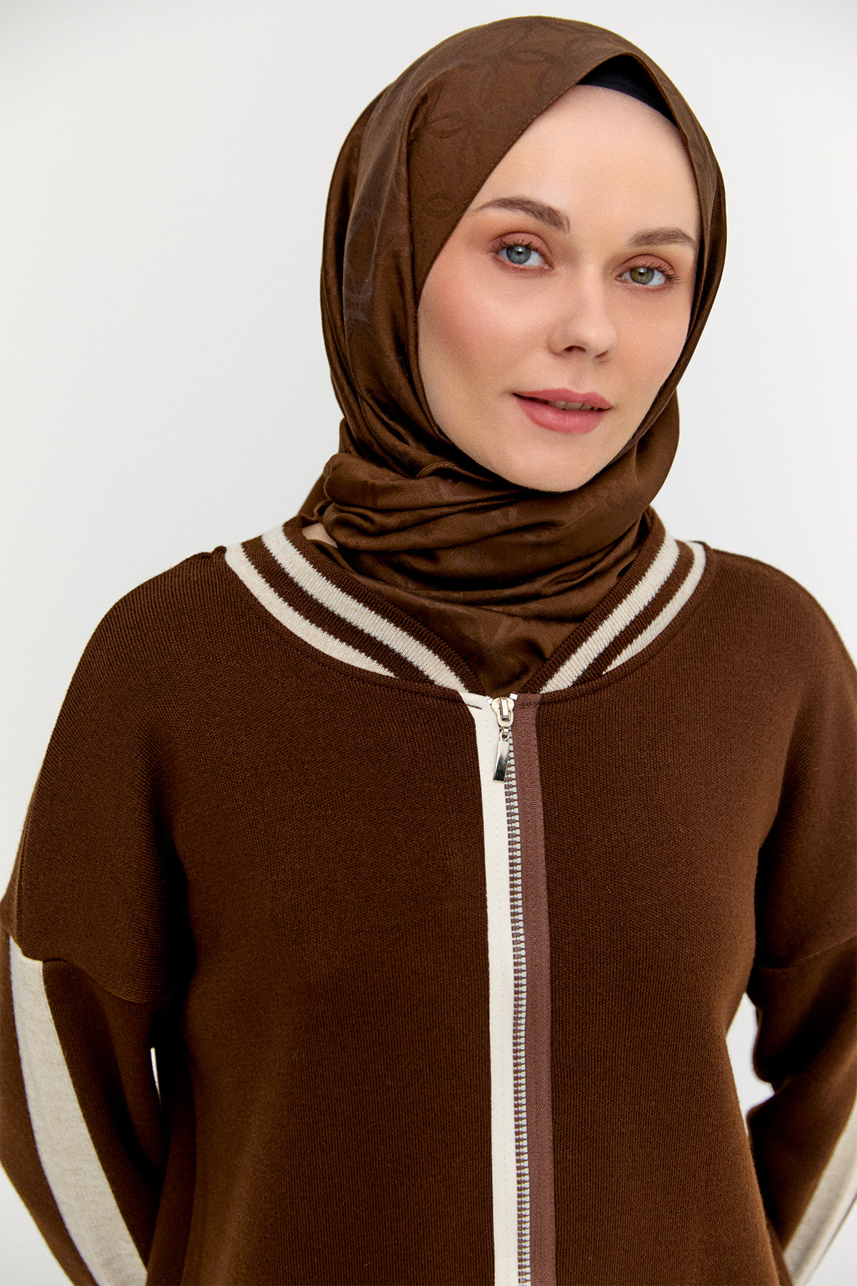 Çift Renkli Bomber Takım, Tesettür Giyim