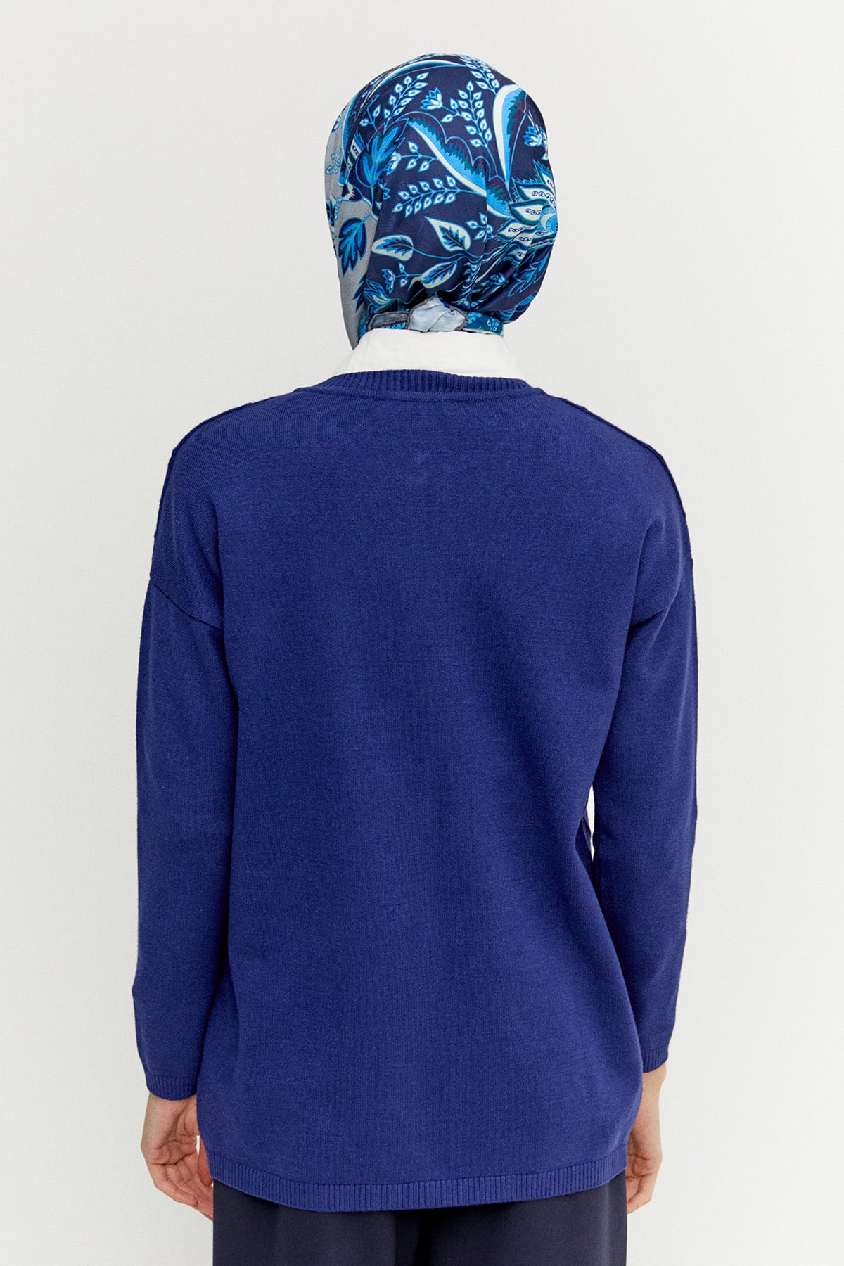 Baklava Desenli Triko Hırka, Tesettür Giyim