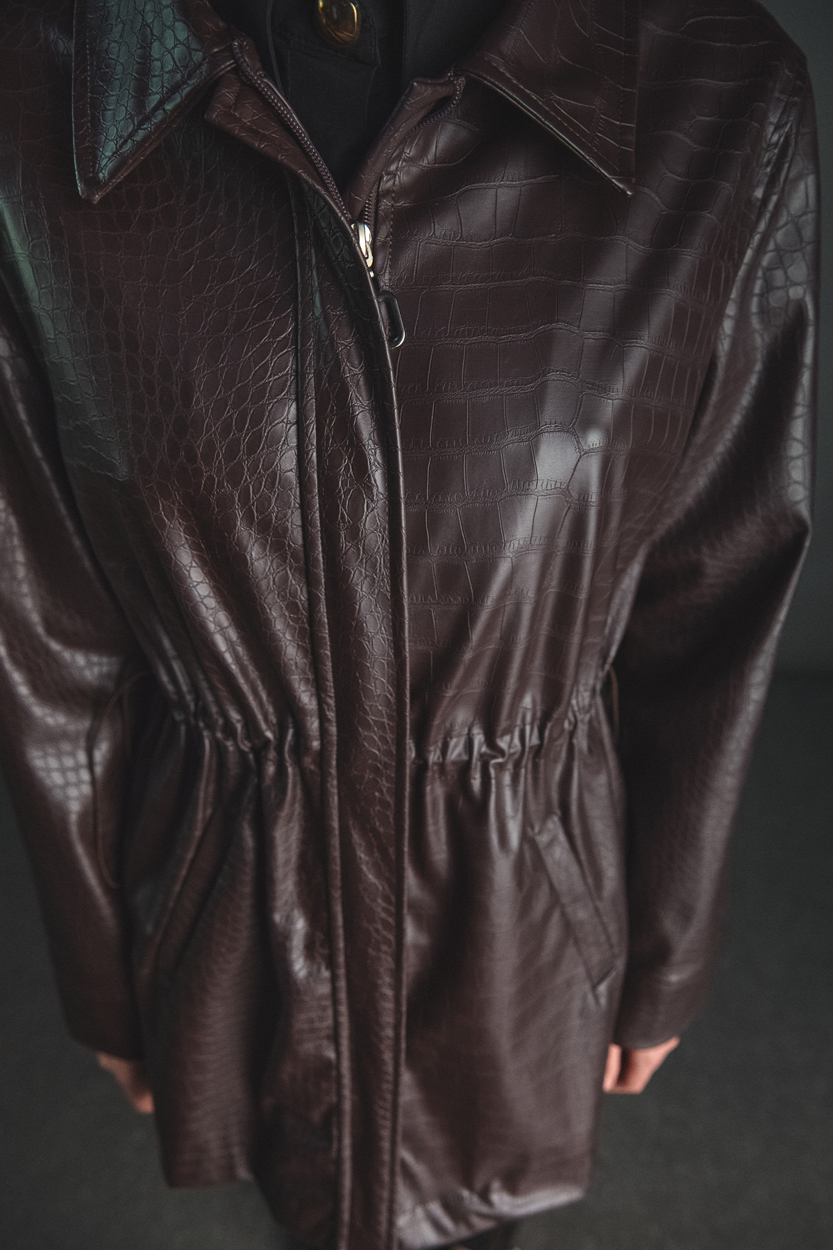 Croco Görünümlü Kap