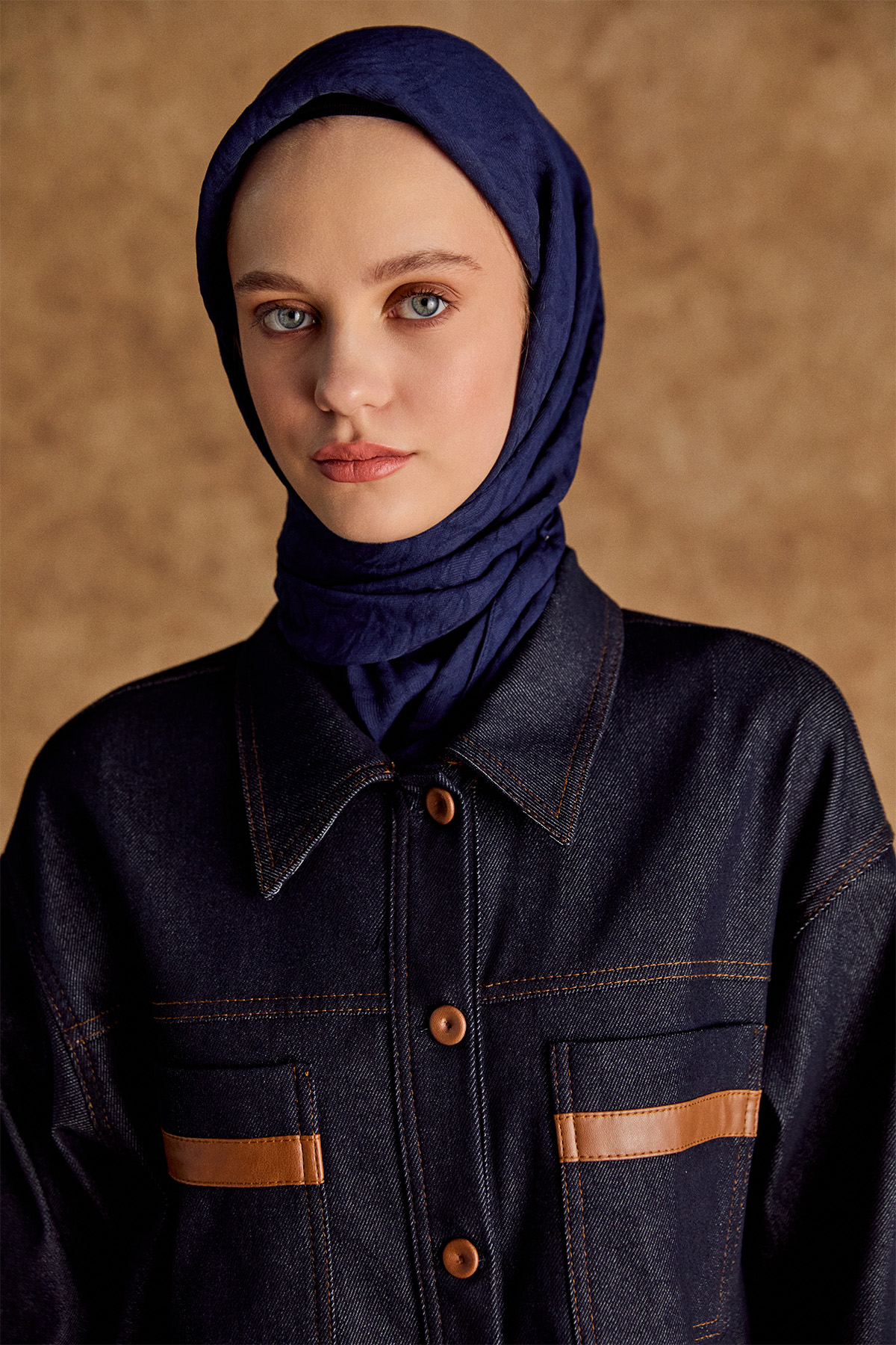 Deri Kombinli Kargo Cepli Spor Dikişli Kap