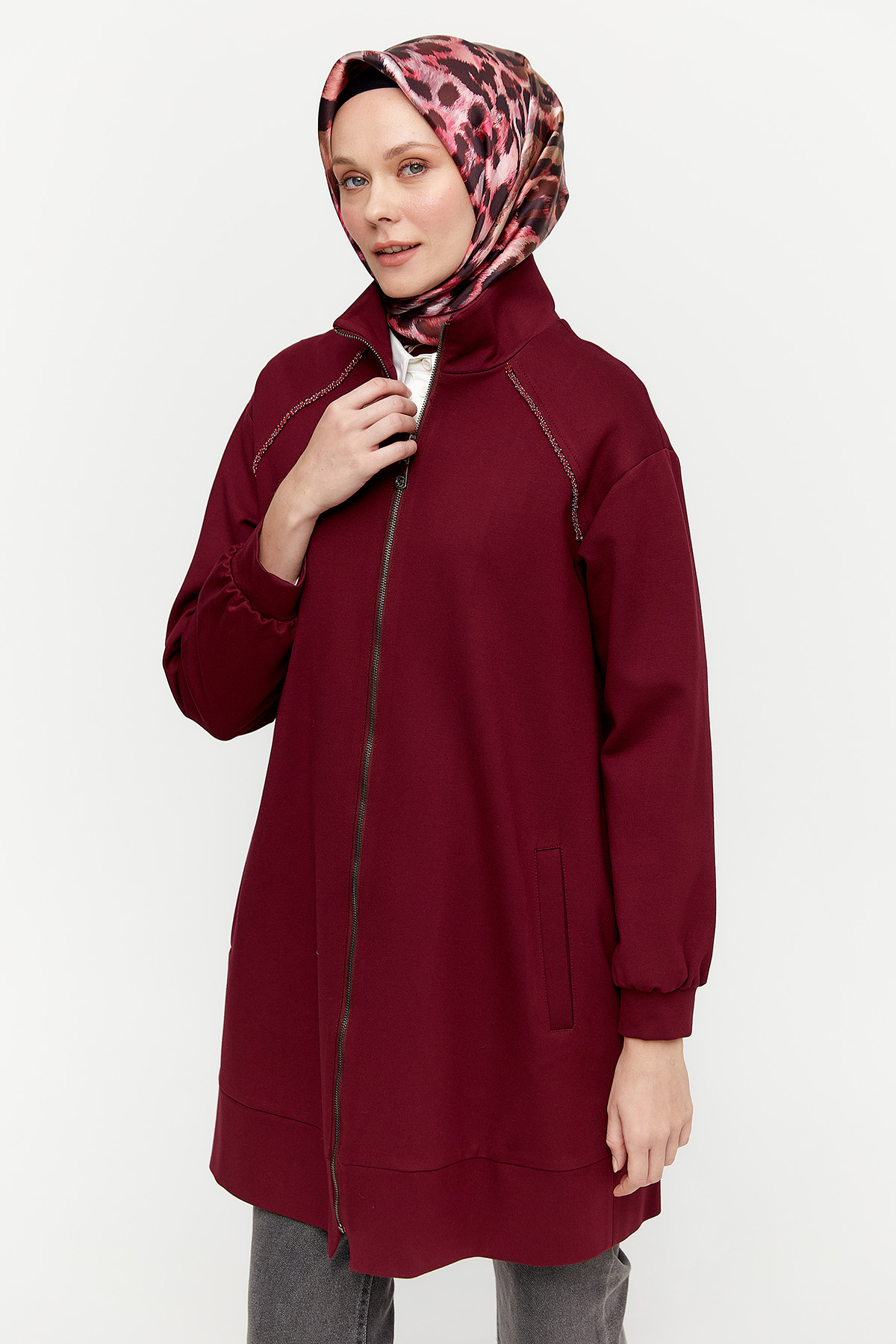 Fermuarlı Boğazlı Kap