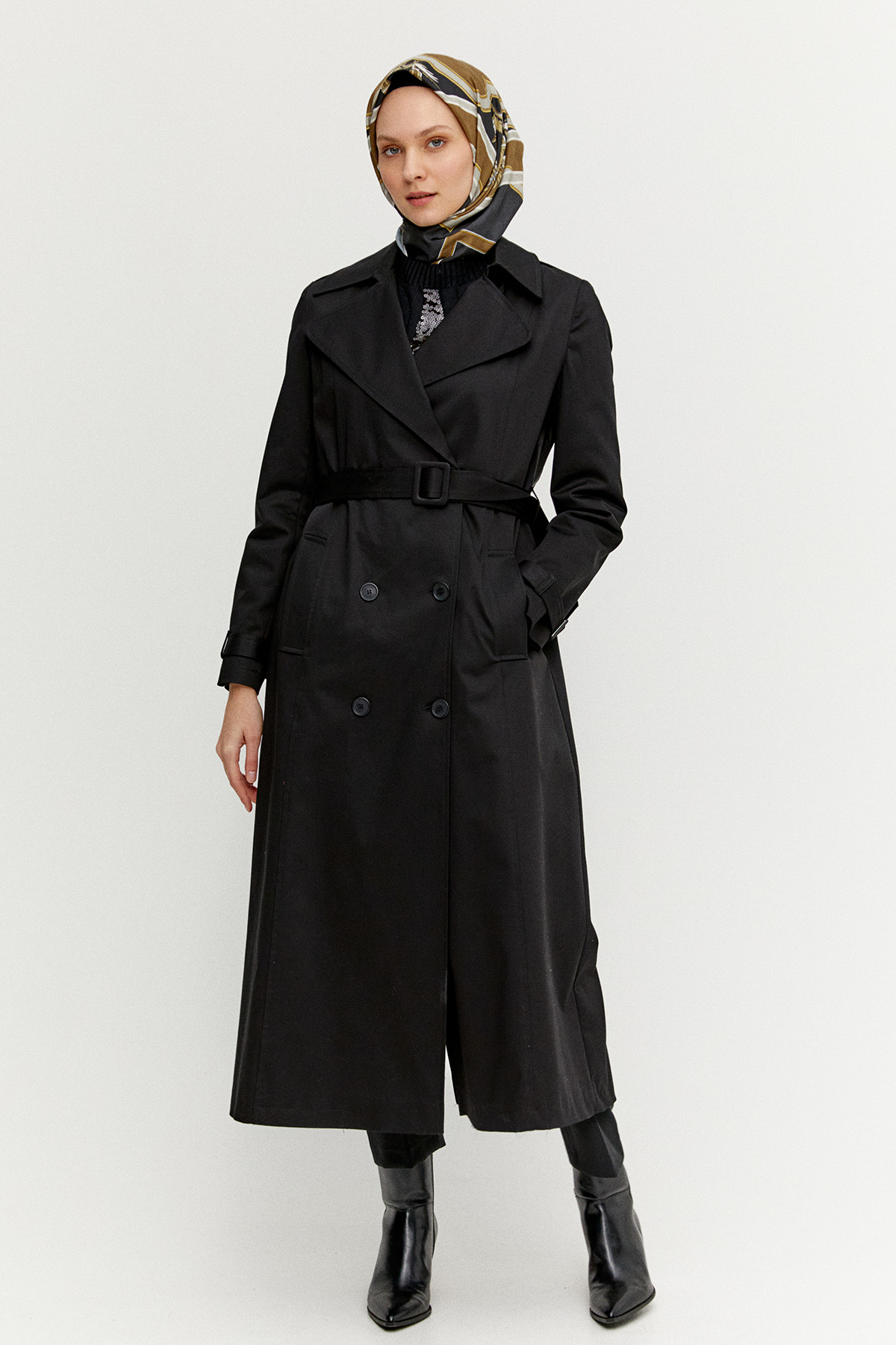 Kruvaze Paraşüt Detaylı Pamuk Kap