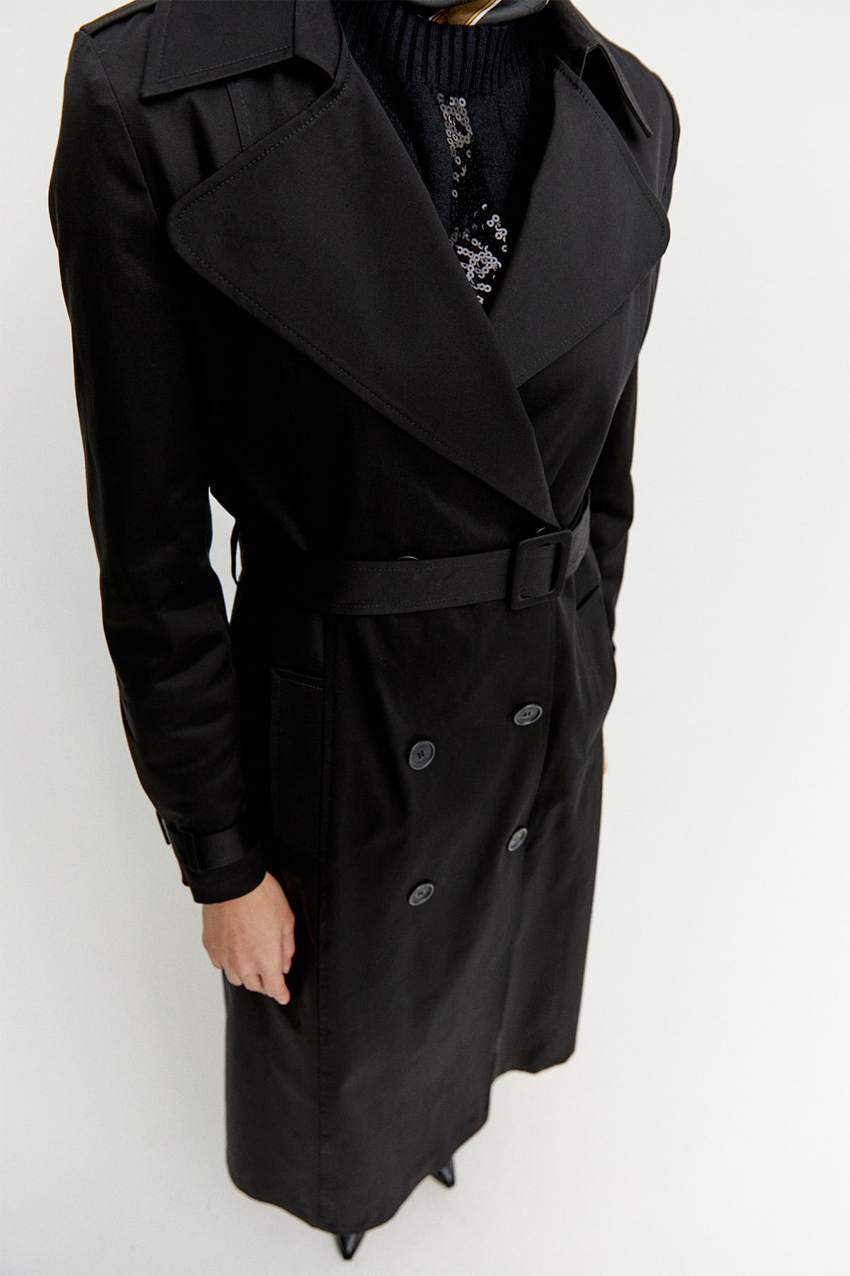 Kruvaze Paraşüt Detaylı Pamuk Kap