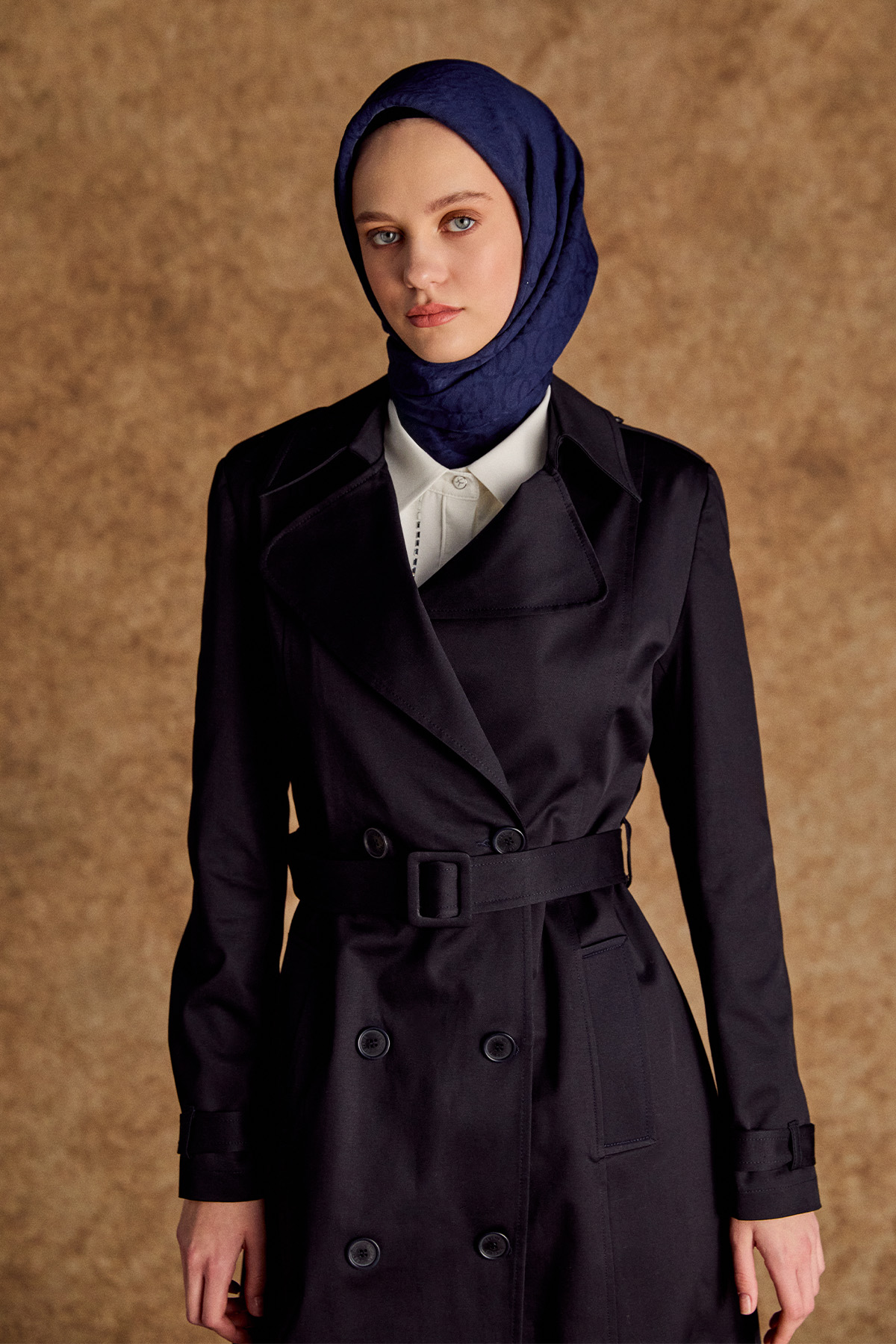 Kruvaze Paraşüt Detaylı Pamuk Kap