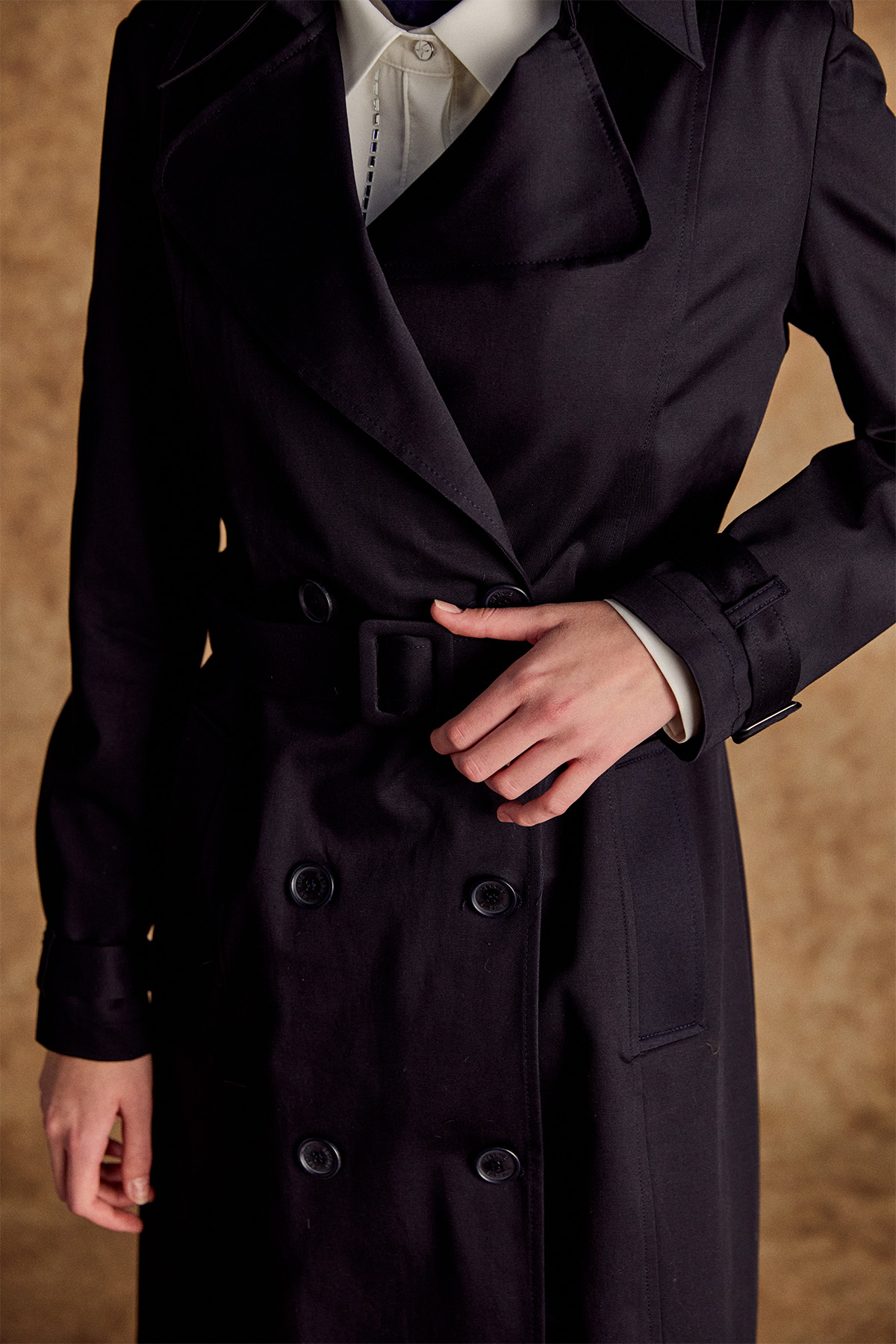 Kruvaze Paraşüt Detaylı Pamuk Kap