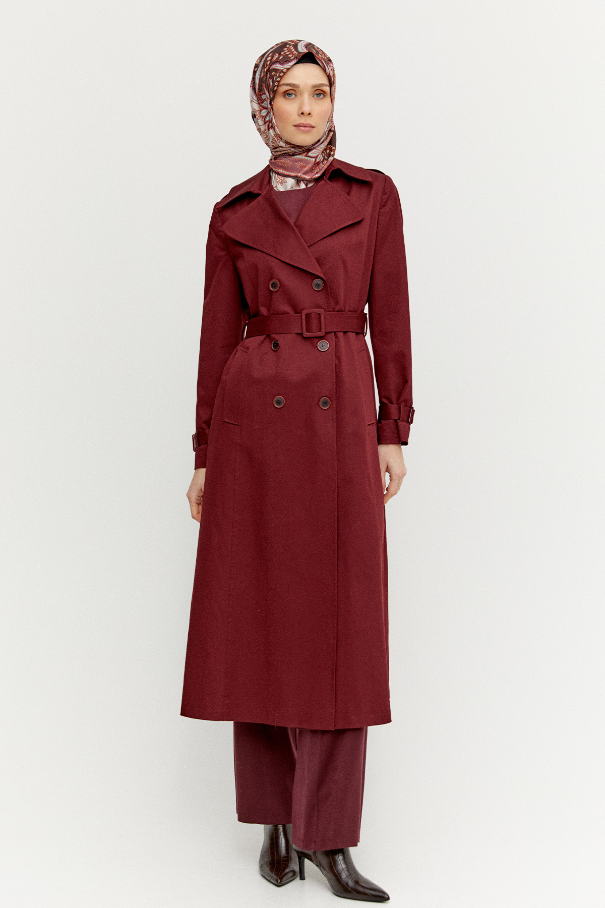 Kruvaze Paraşüt Detaylı Pamuk Kap