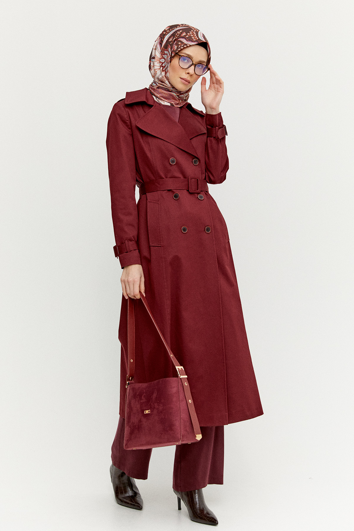 Kruvaze Paraşüt Detaylı Pamuk Kap