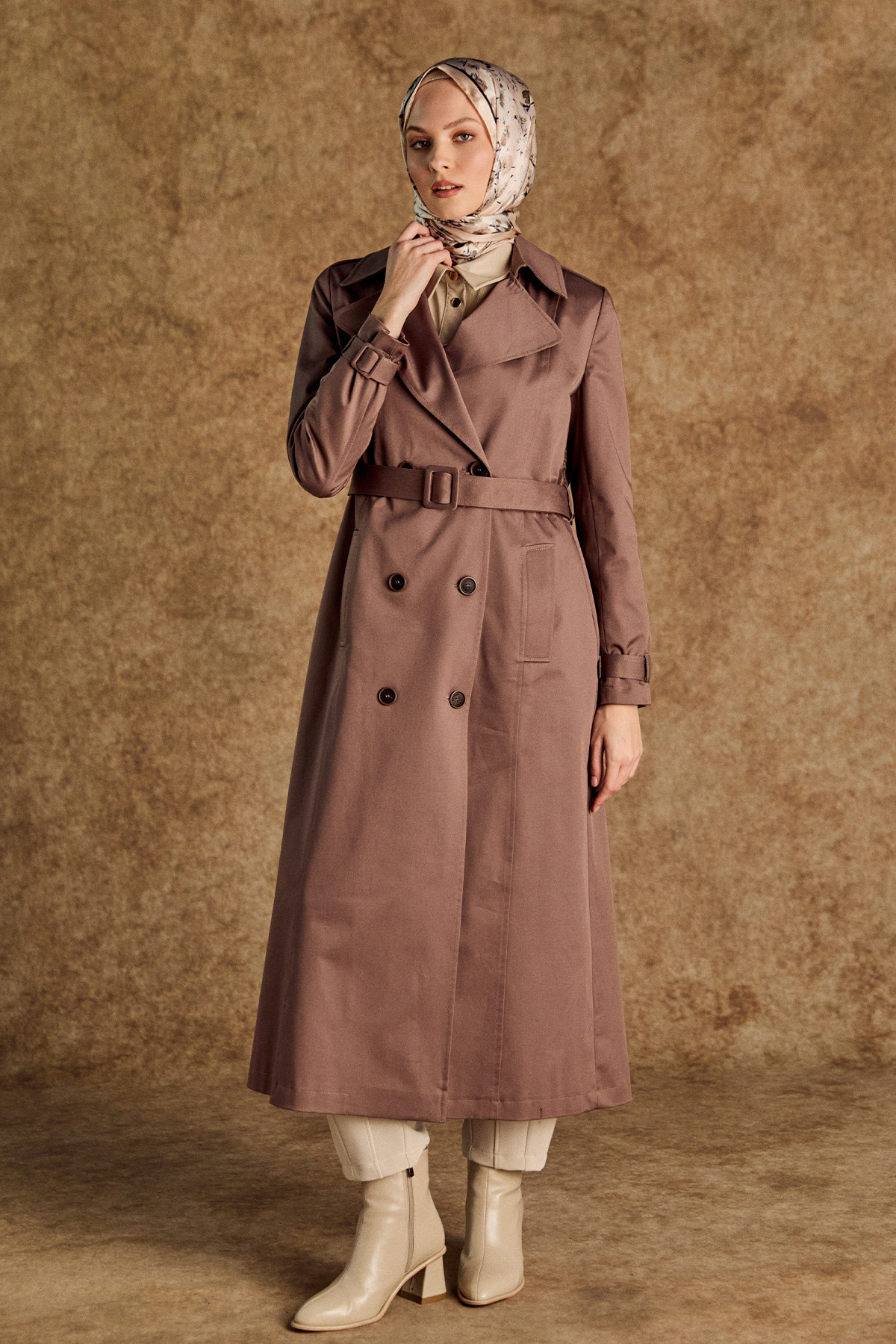 Kruvaze Paraşüt Detaylı Pamuk Kap