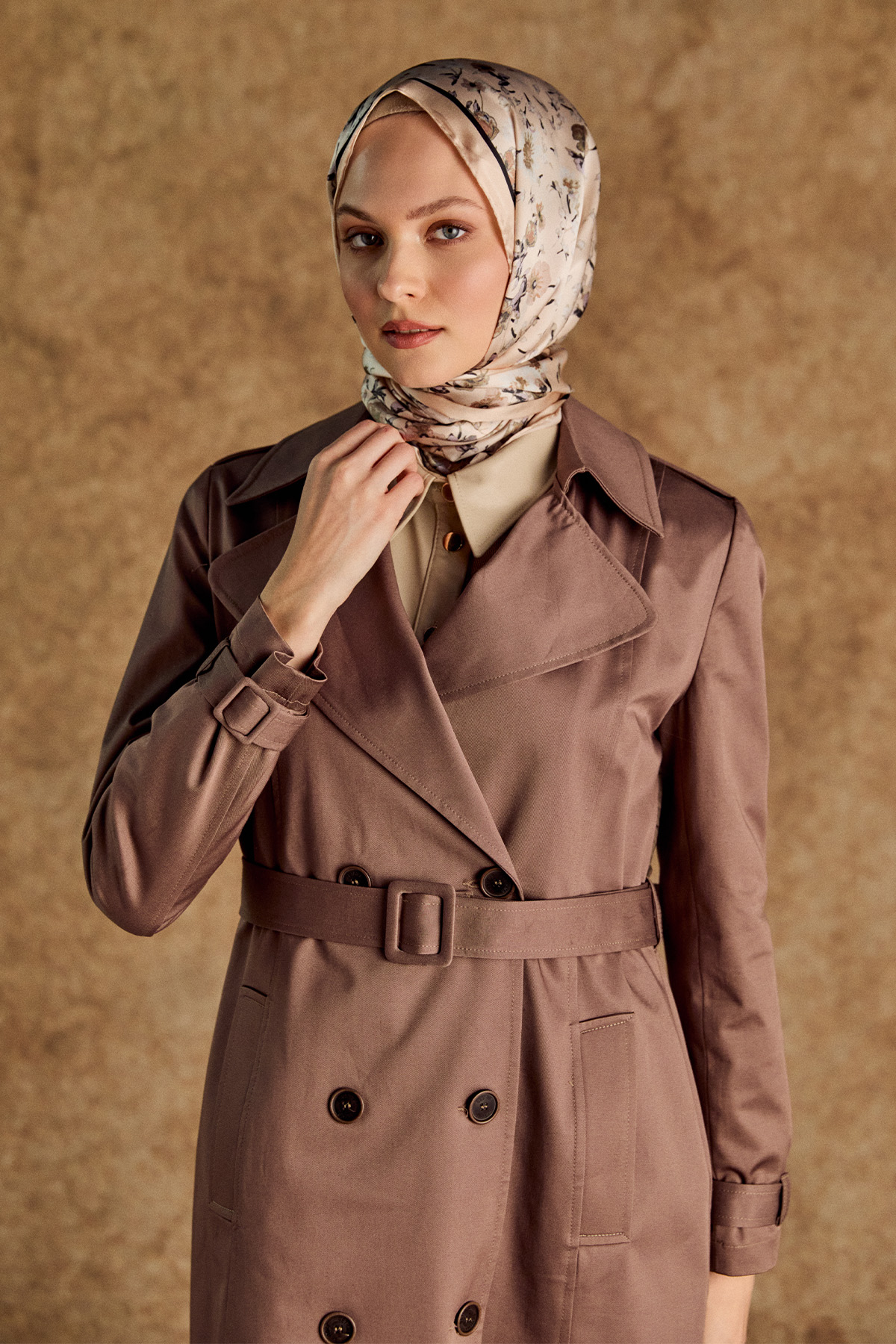 Kruvaze Paraşüt Detaylı Pamuk Kap