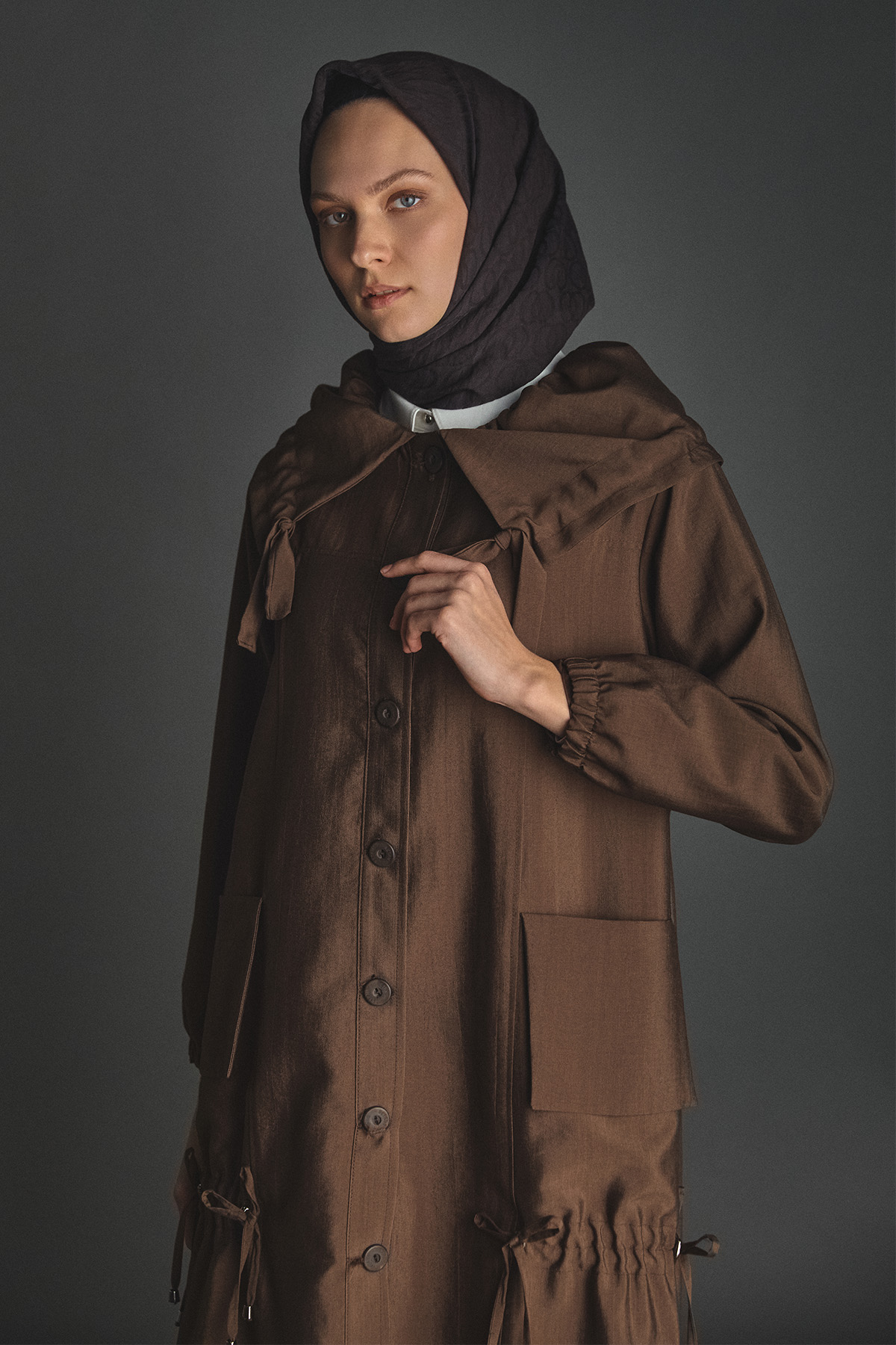 Denizci Yaka Stoperli Kap