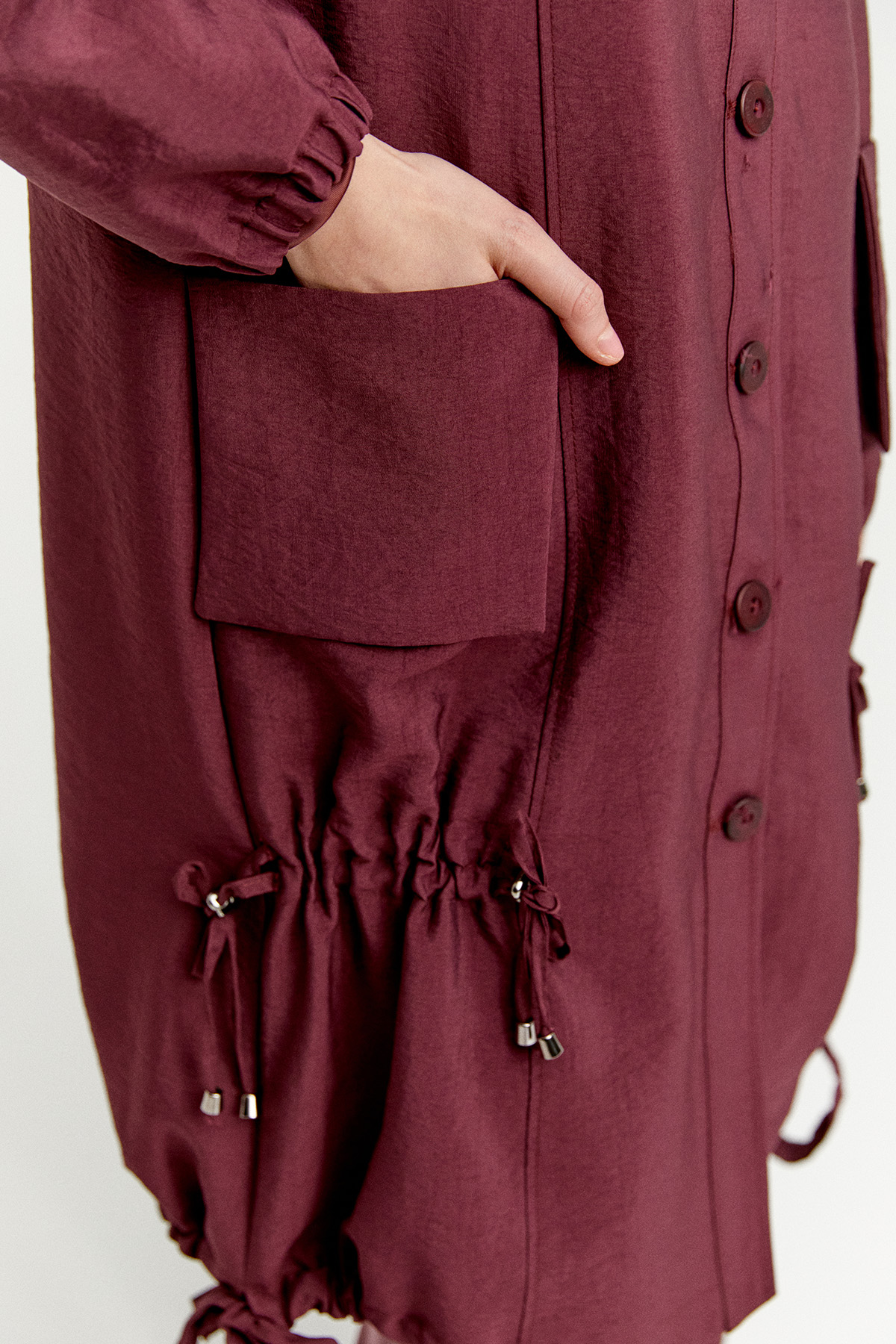 Denizci Yaka Stoperli Kap