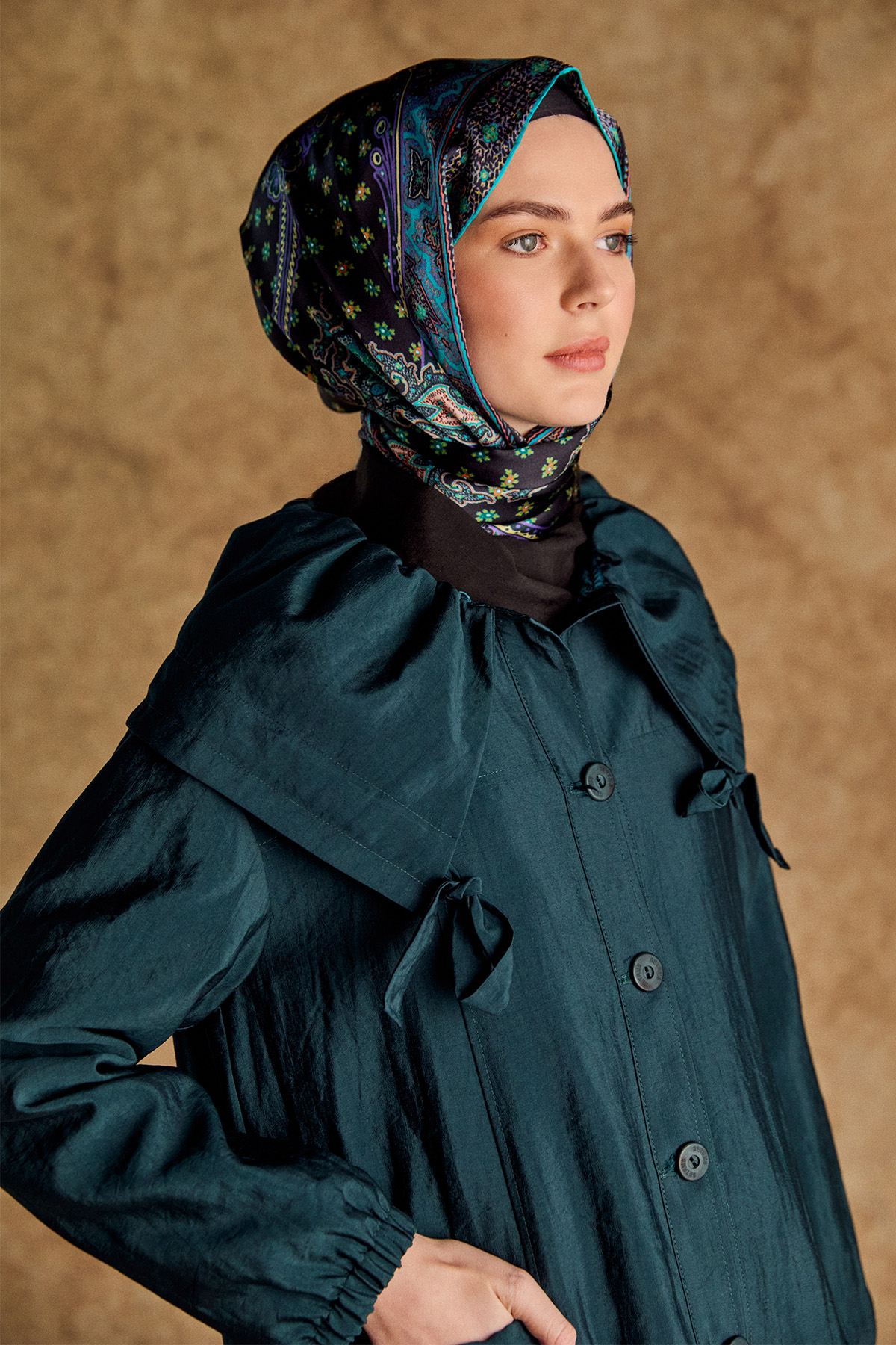 Denizci Yaka Stoperli Kap