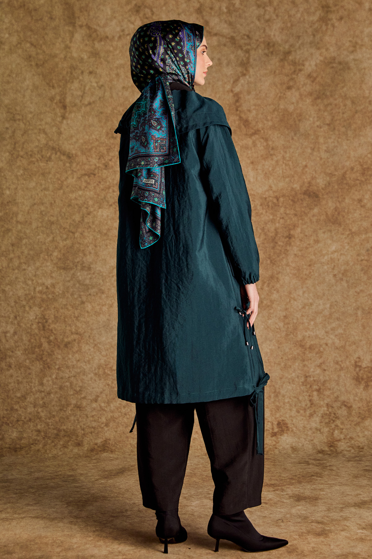 Denizci Yaka Stoperli Kap