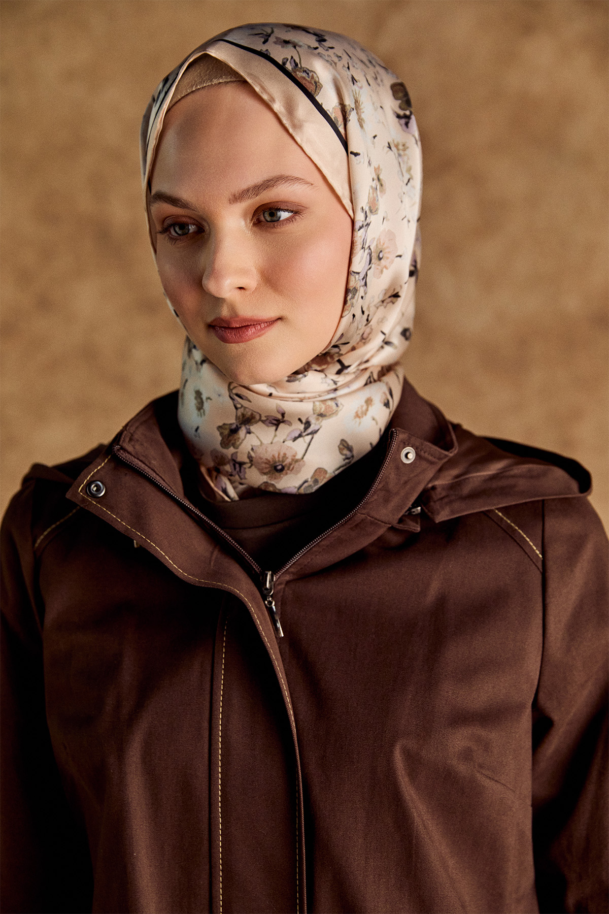 Çıkarılabilir Kapüşonlu Pamuklu Kap