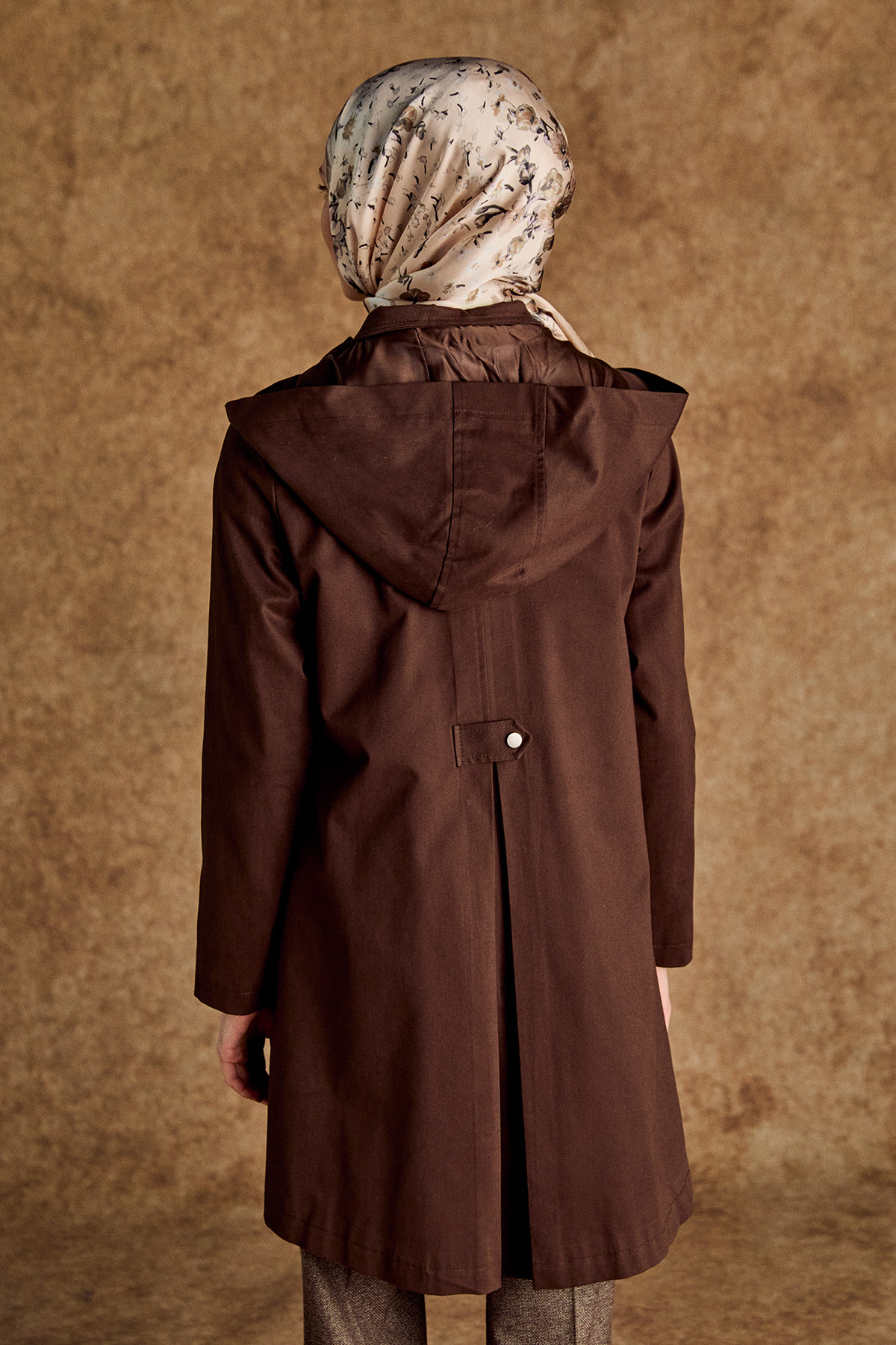 Çıkarılabilir Kapüşonlu Pamuklu Kap