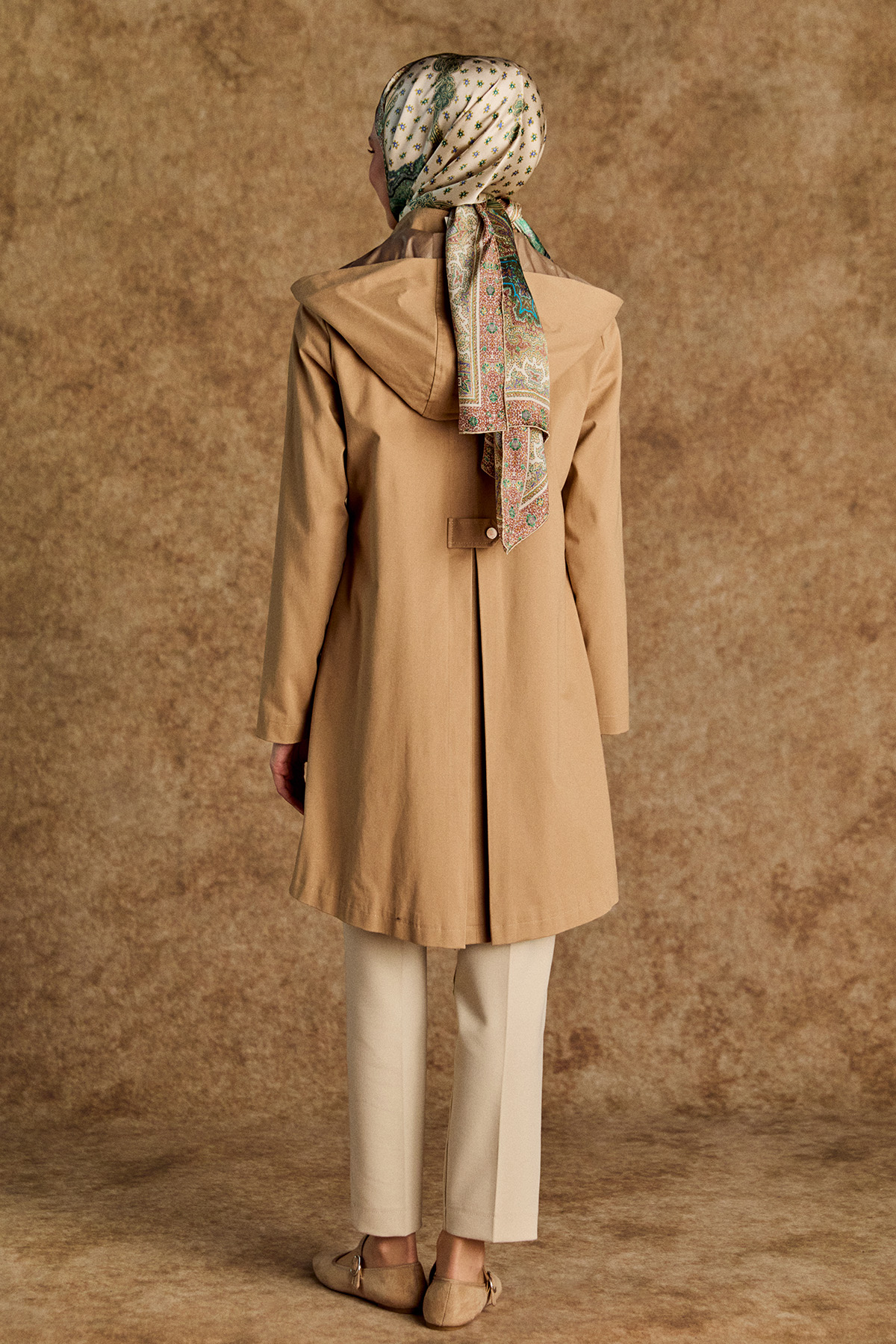 Çıkarılabilir Kapüşonlu Pamuklu Kap