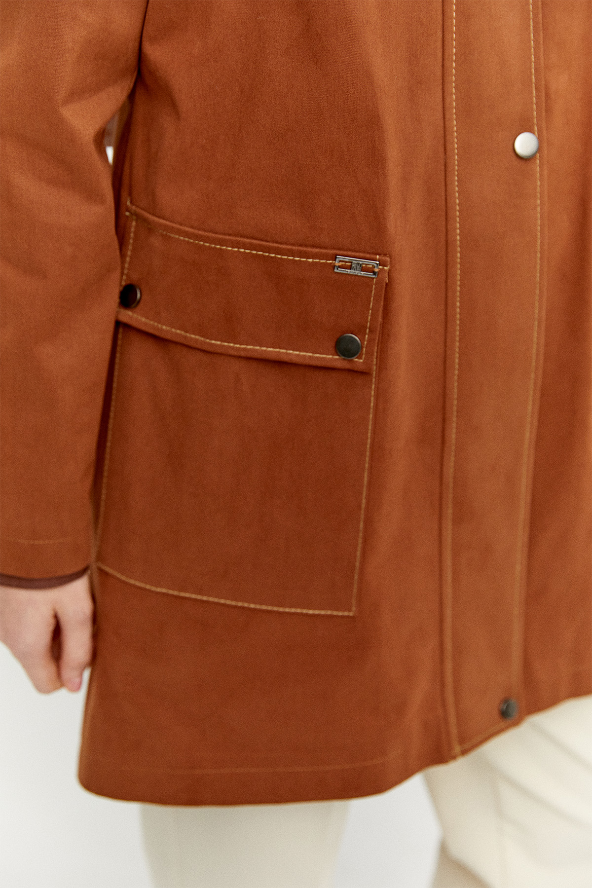 Çıkarılabilir Kapüşonlu Pamuklu Kap