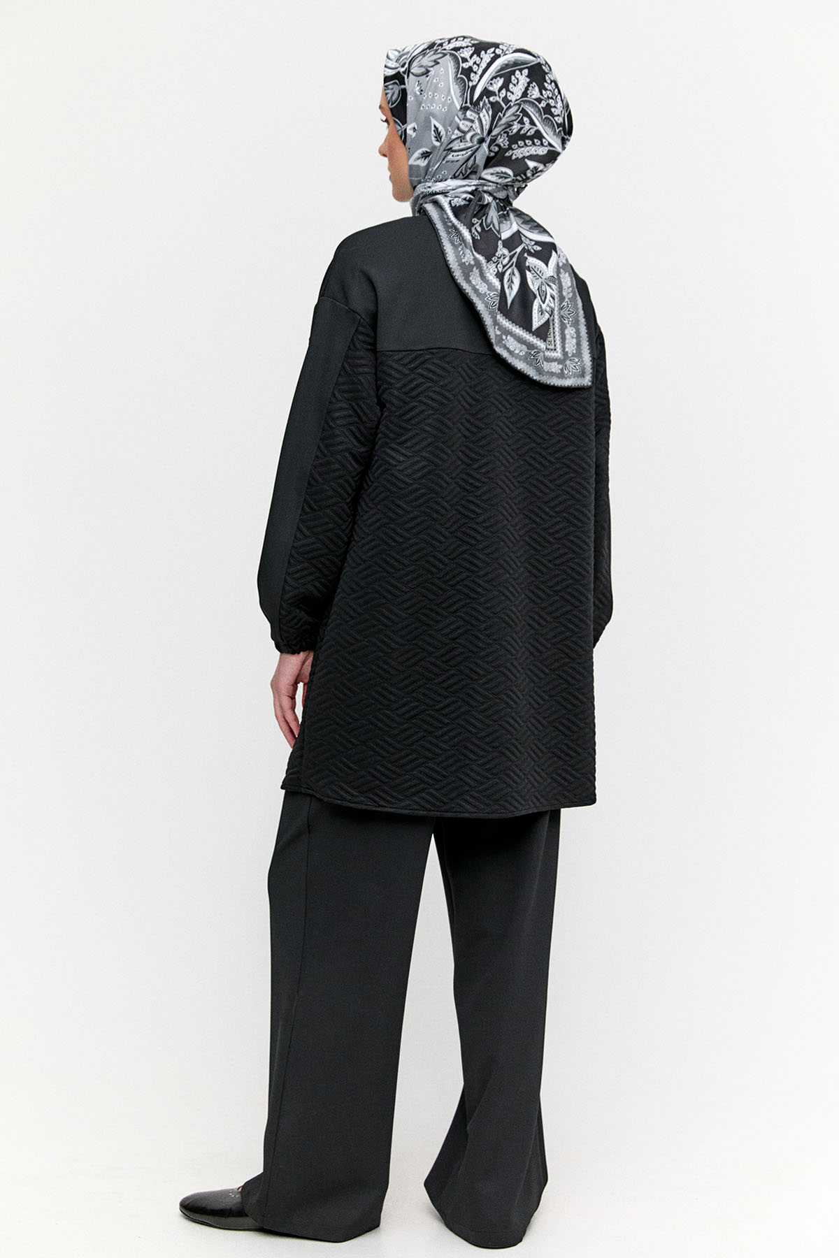 Hakim Yaka İkili Örme Takım, Tesettür Giyim