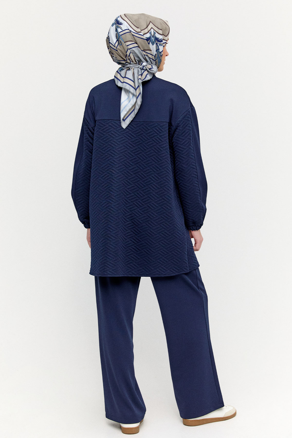 Hakim Yaka İkili Örme Takım, Tesettür Giyim